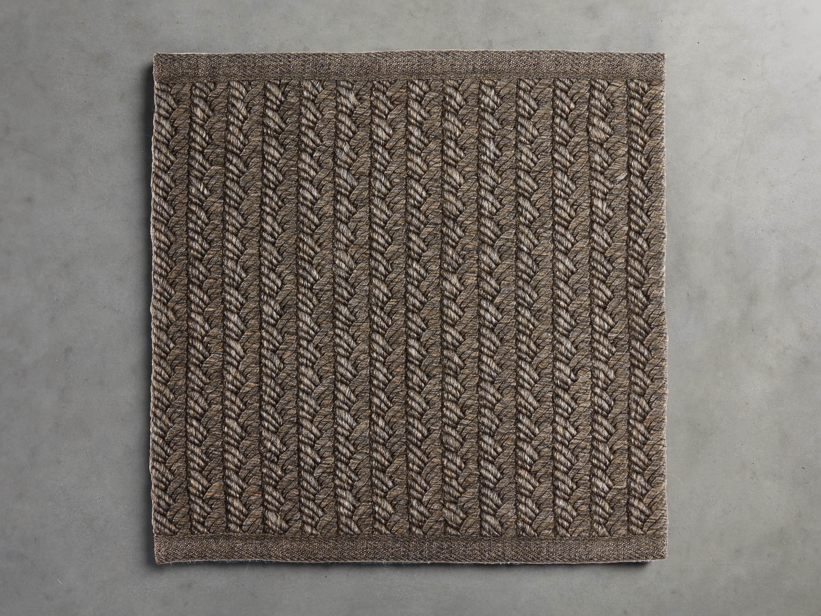 Manor Brown Outdoor Rug Swatch, slide 1 of 1