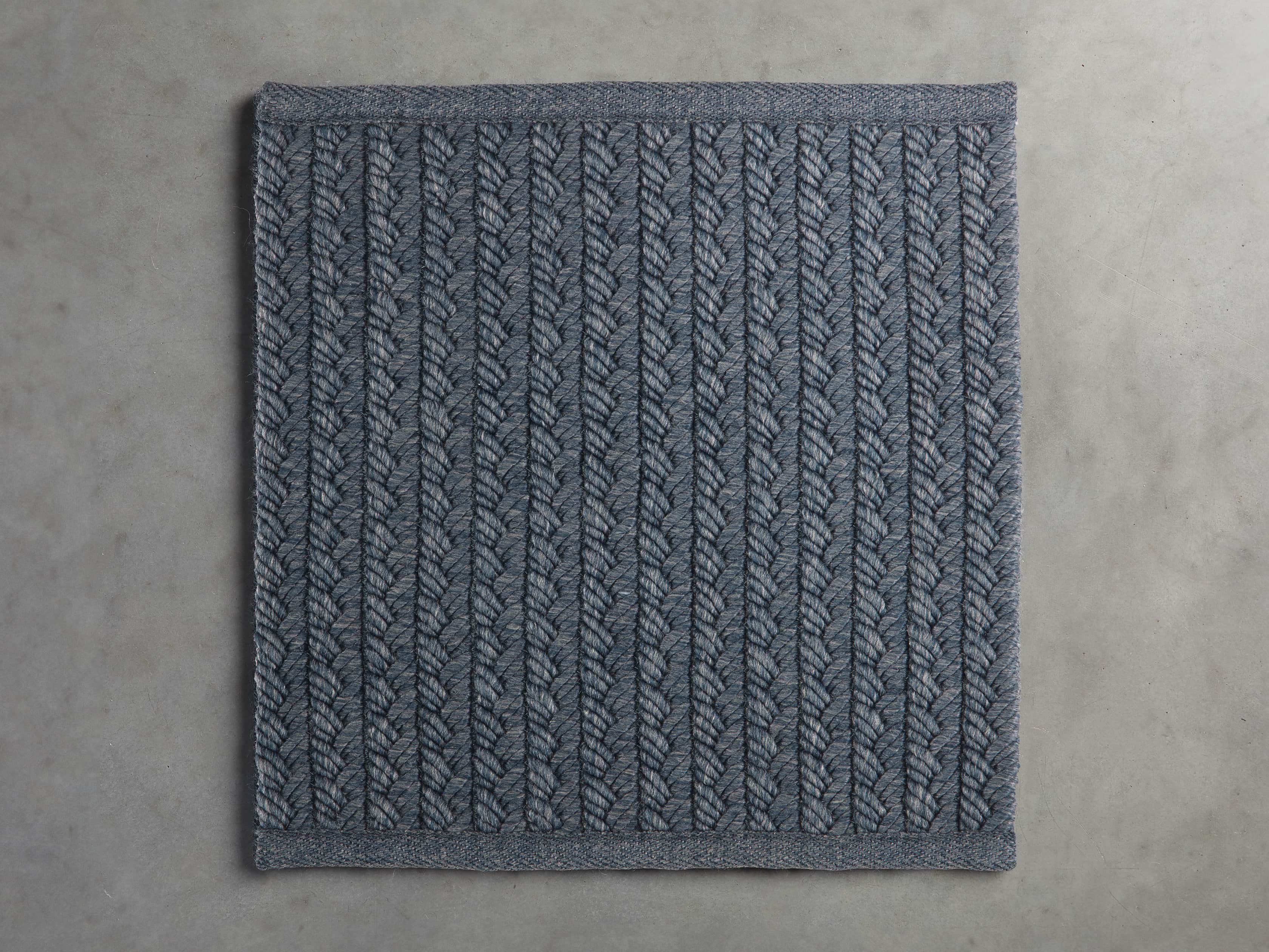 Manor Navy Outdoor Rug Swatch, slide 1 of 1