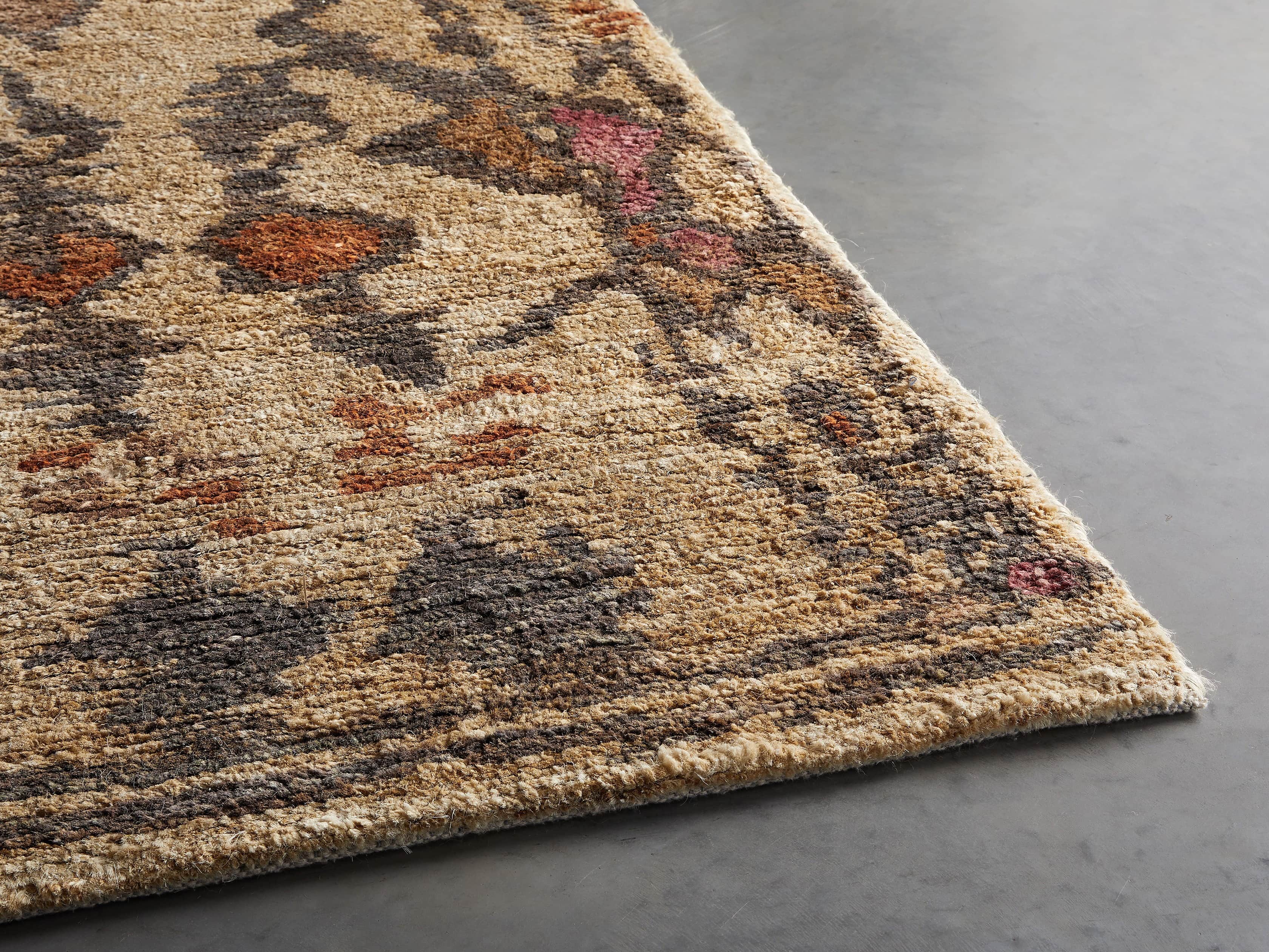 Naria 8' x 10' Hand-Knotted Rug in Rust, slide 4 of 7