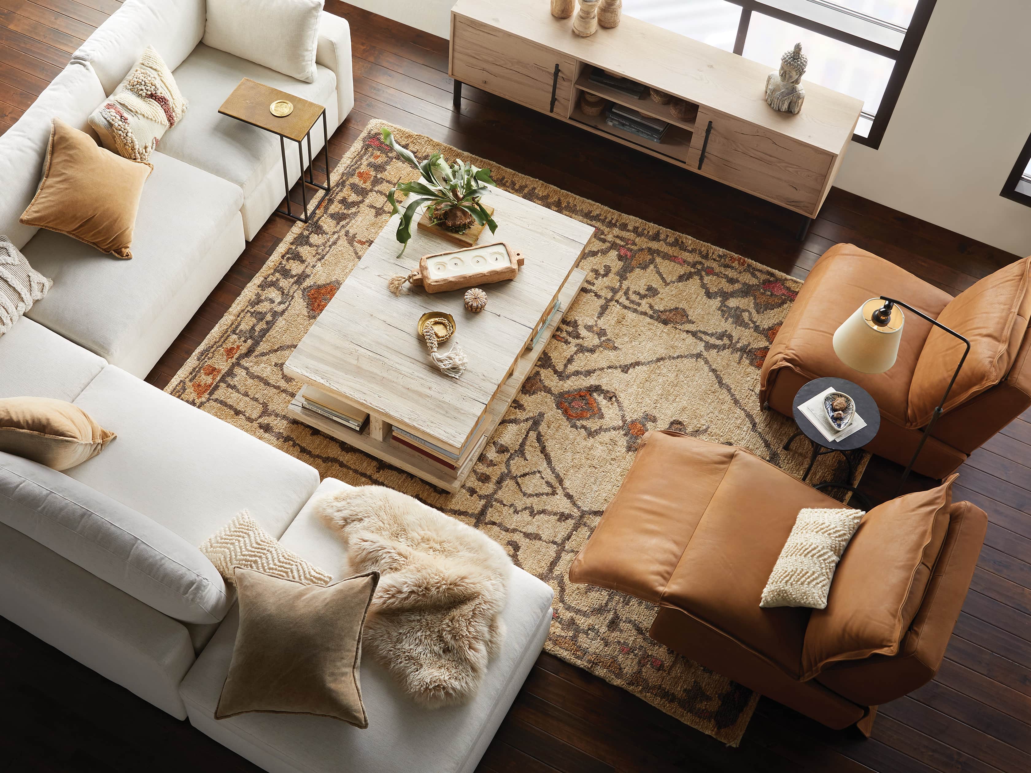 Naria 8' x 10' Hand-Knotted Rug in Rust, slide 5 of 7