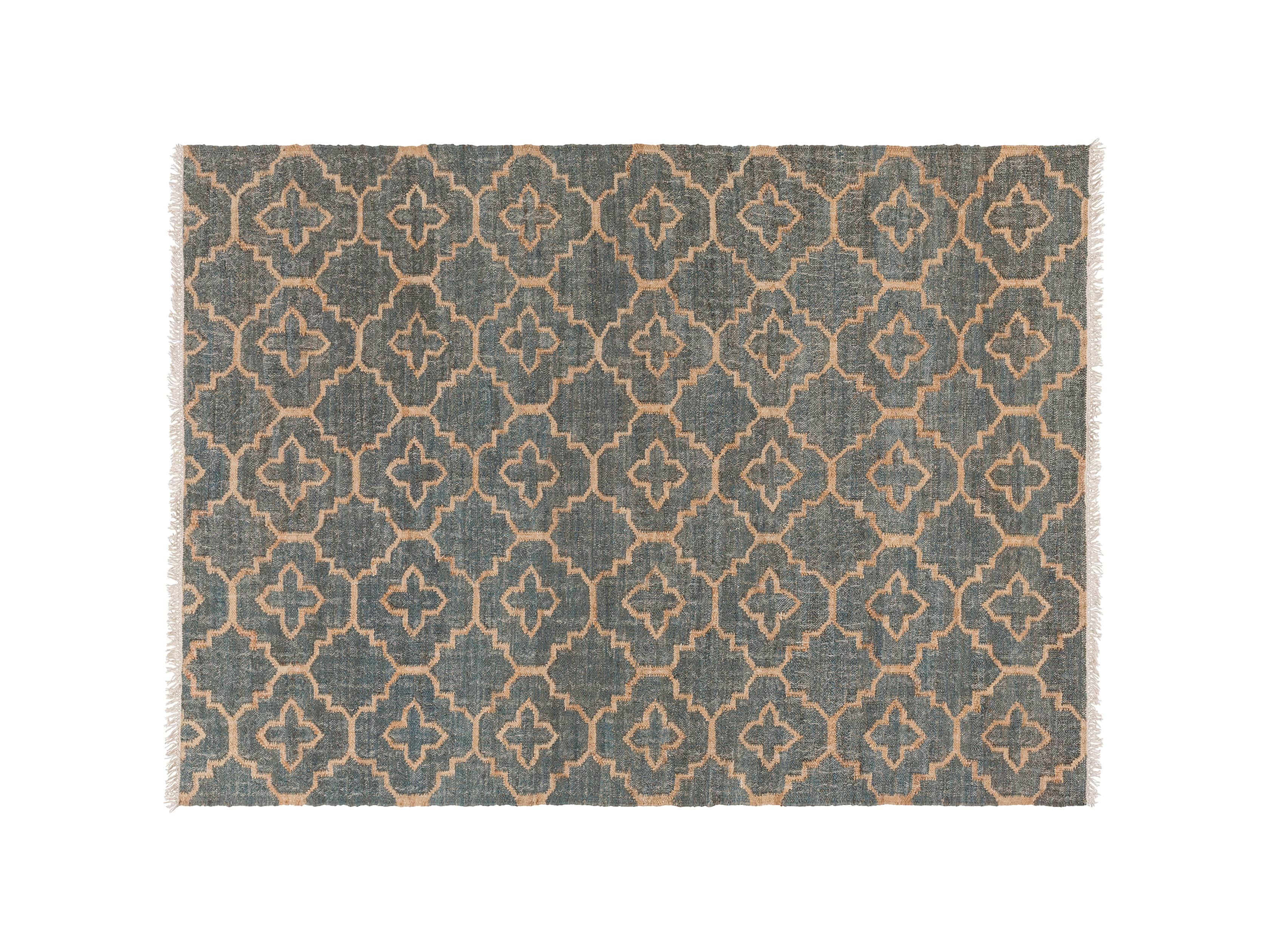 Rosine 6' X 9' Natural Fiber Medallion Rug In Moss