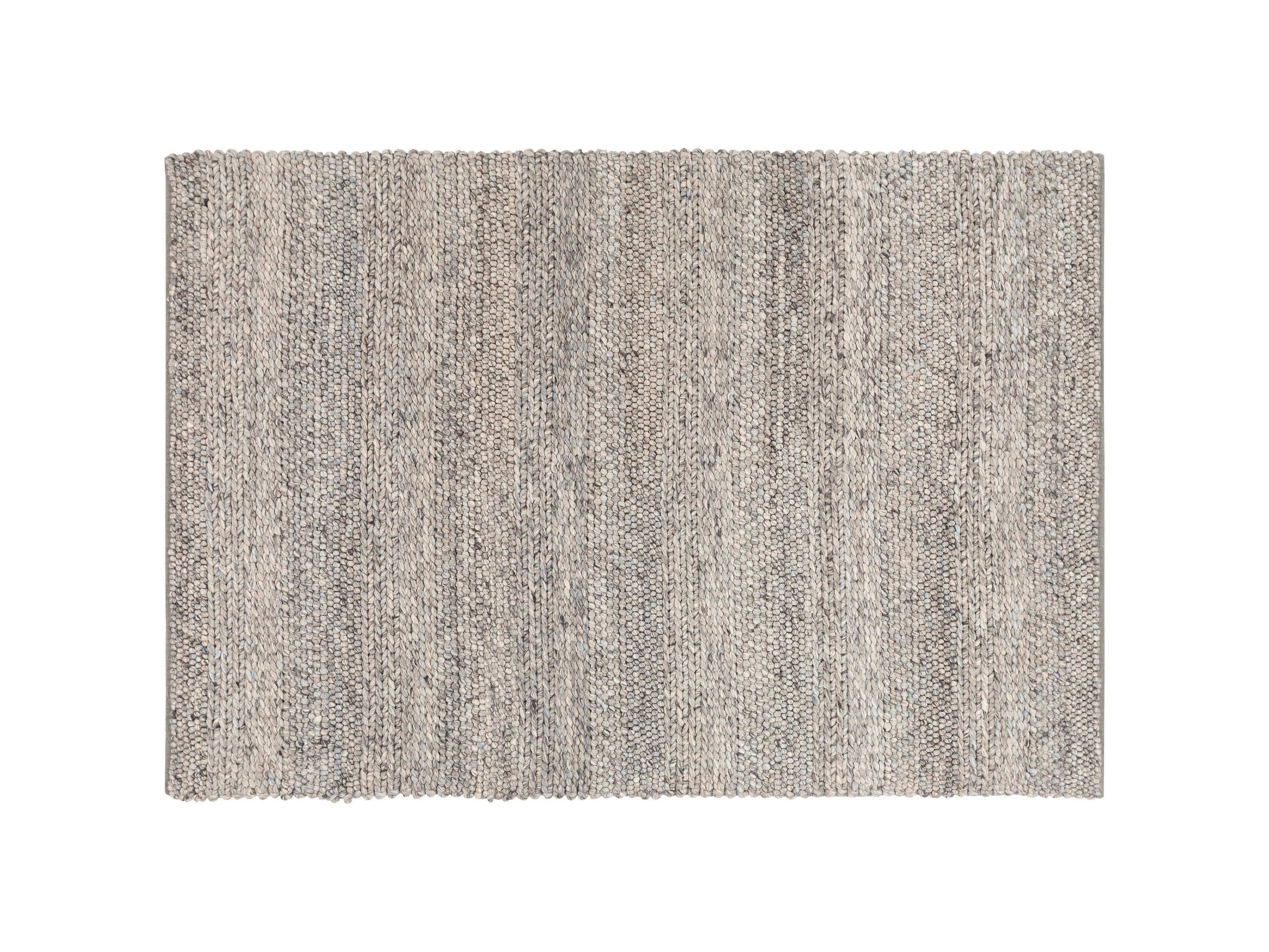 Solana Hand Woven 3' x 5' Rug in Light Grey