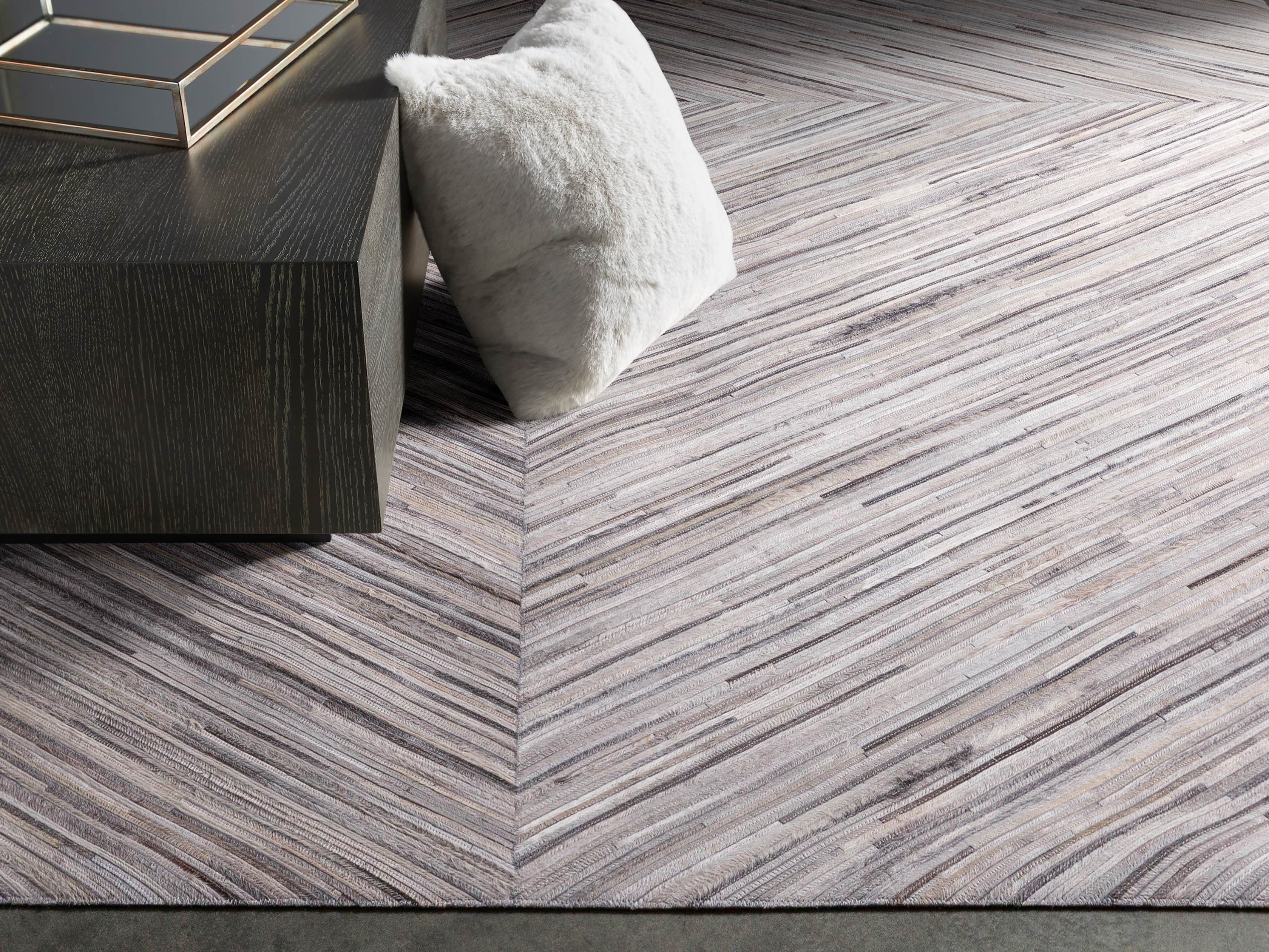 View the Zander Hair on Hide Grey Rug