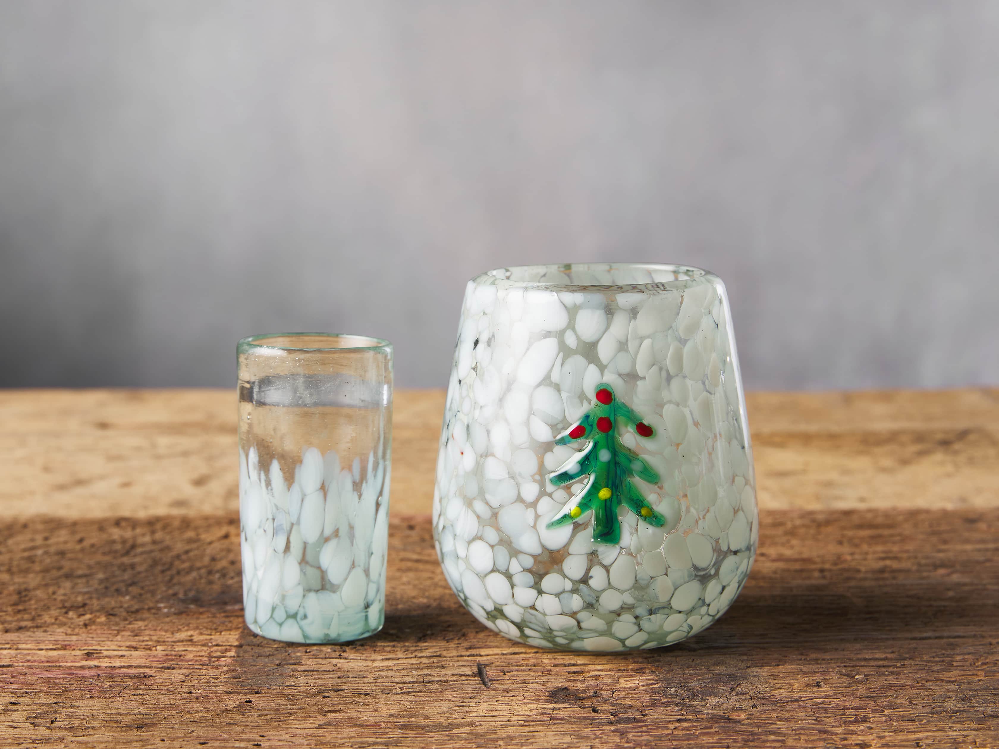 White Dot Shot Glass Set, slide 3 of 3