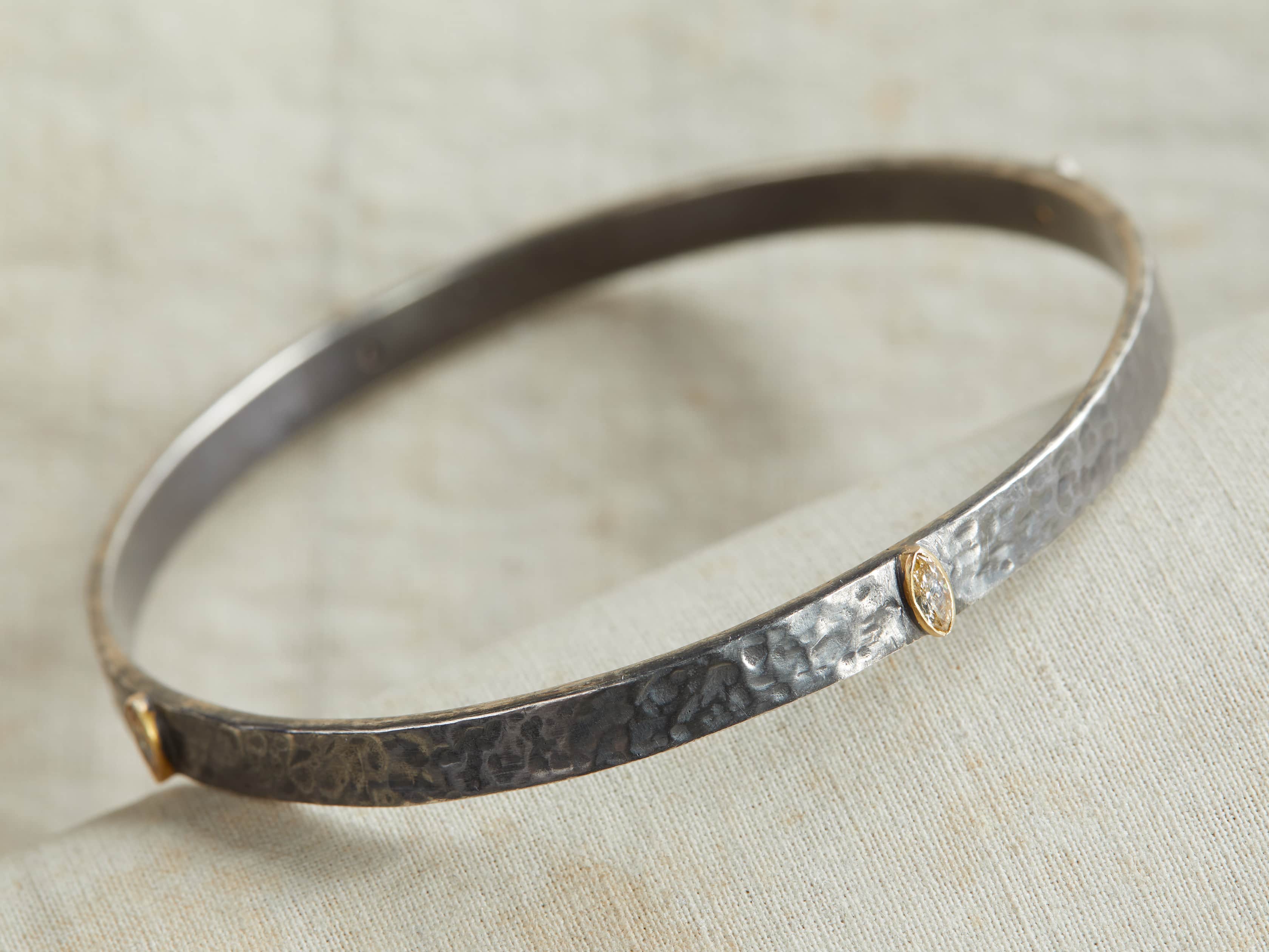 Diamond Navette Bangle