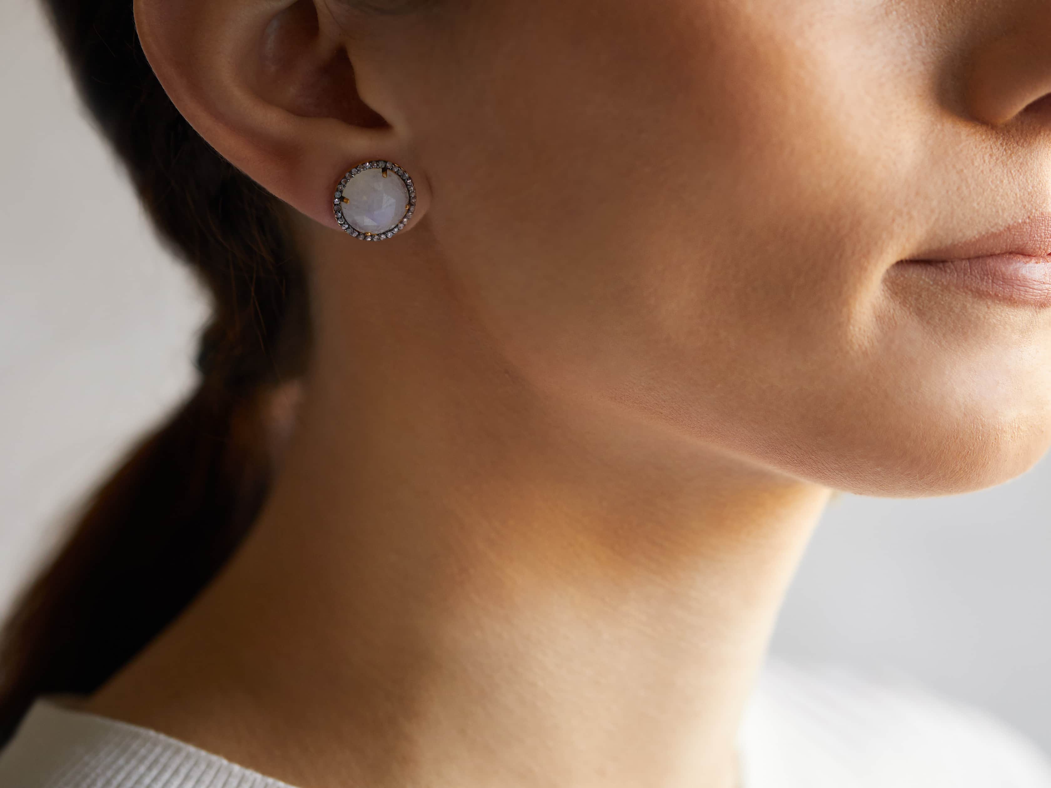 Alenya Stud Earrings, slide 2 of 2