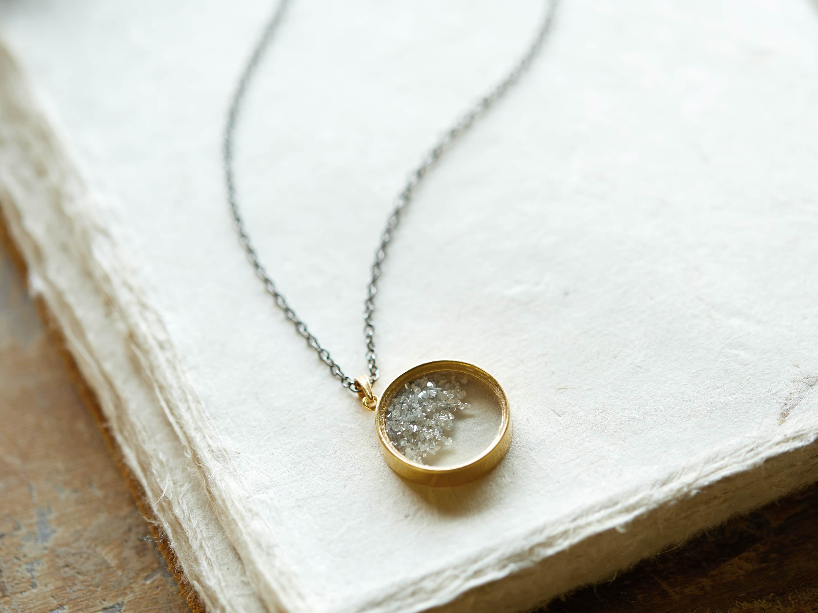 Diamond Shaker Pendant Necklace, slide 1 of 4