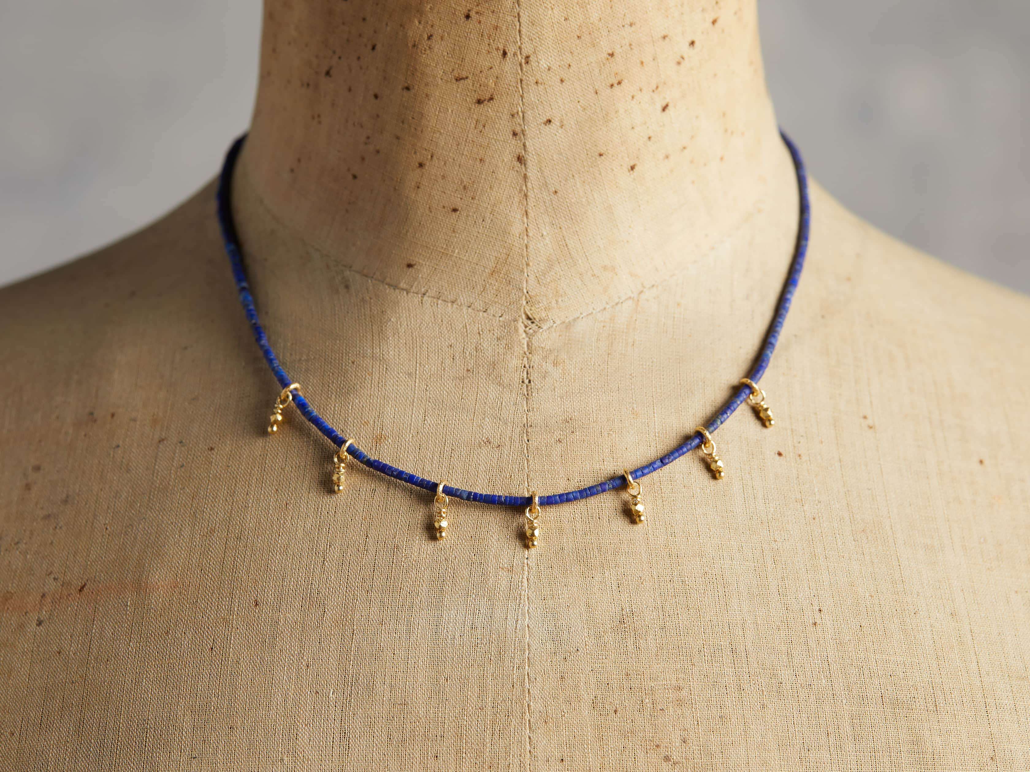 Divya Lapis Necklace, slide 2 of 3