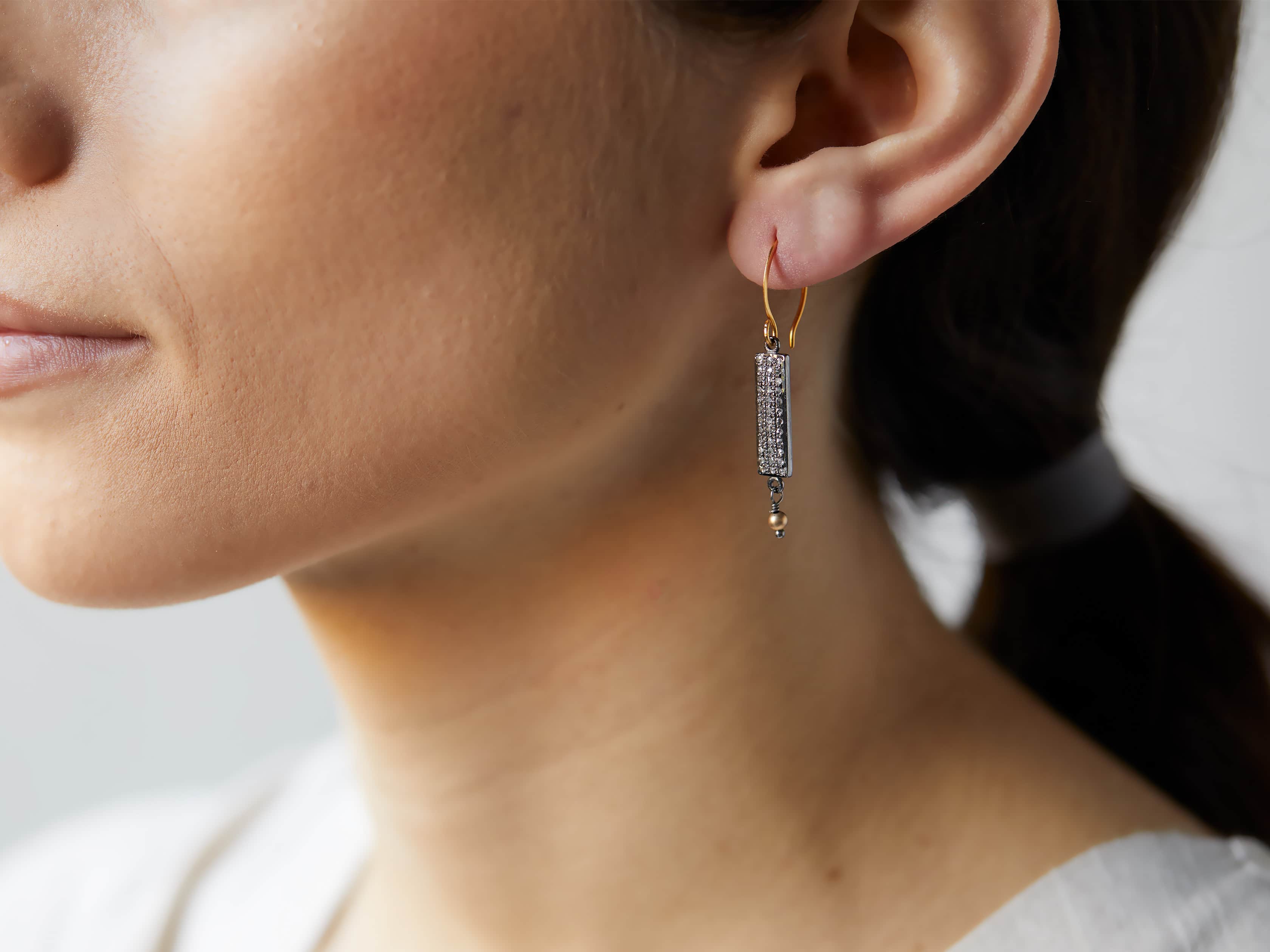 Elize Bar Earrings, slide 3 of 5