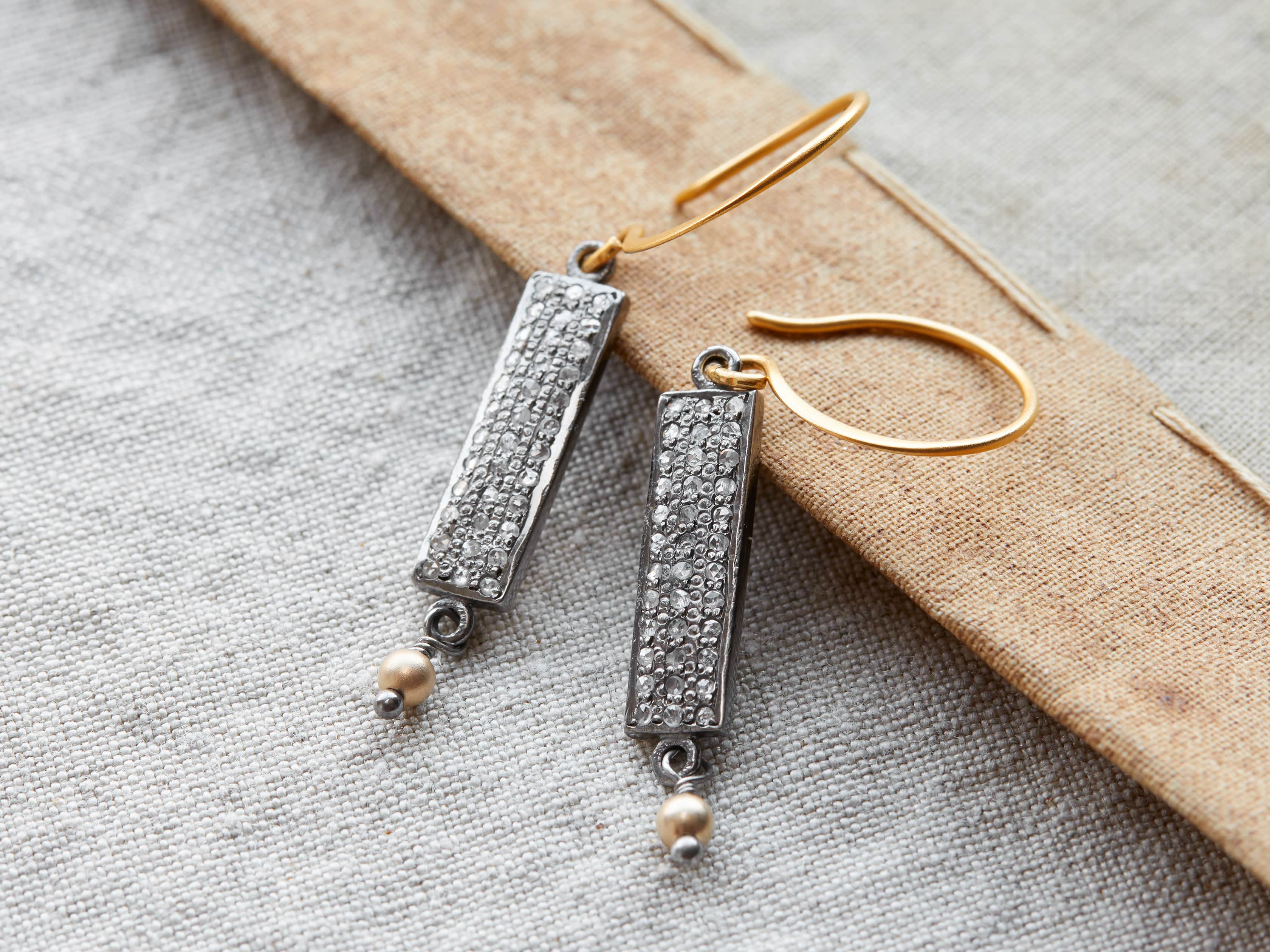 Elize Bar Earrings, slide 1 of 5