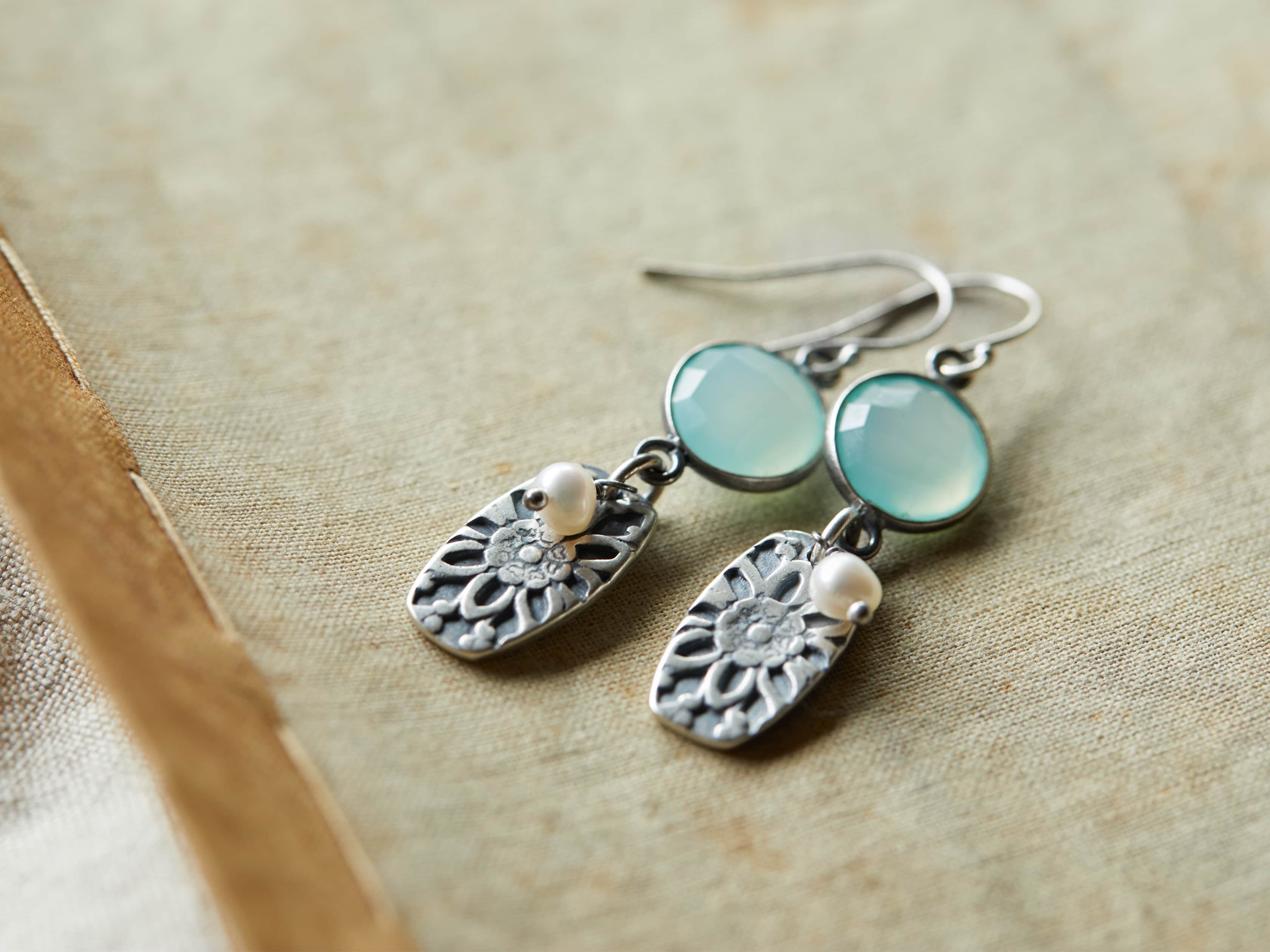 Evalia Earrings, slide 1 of 2