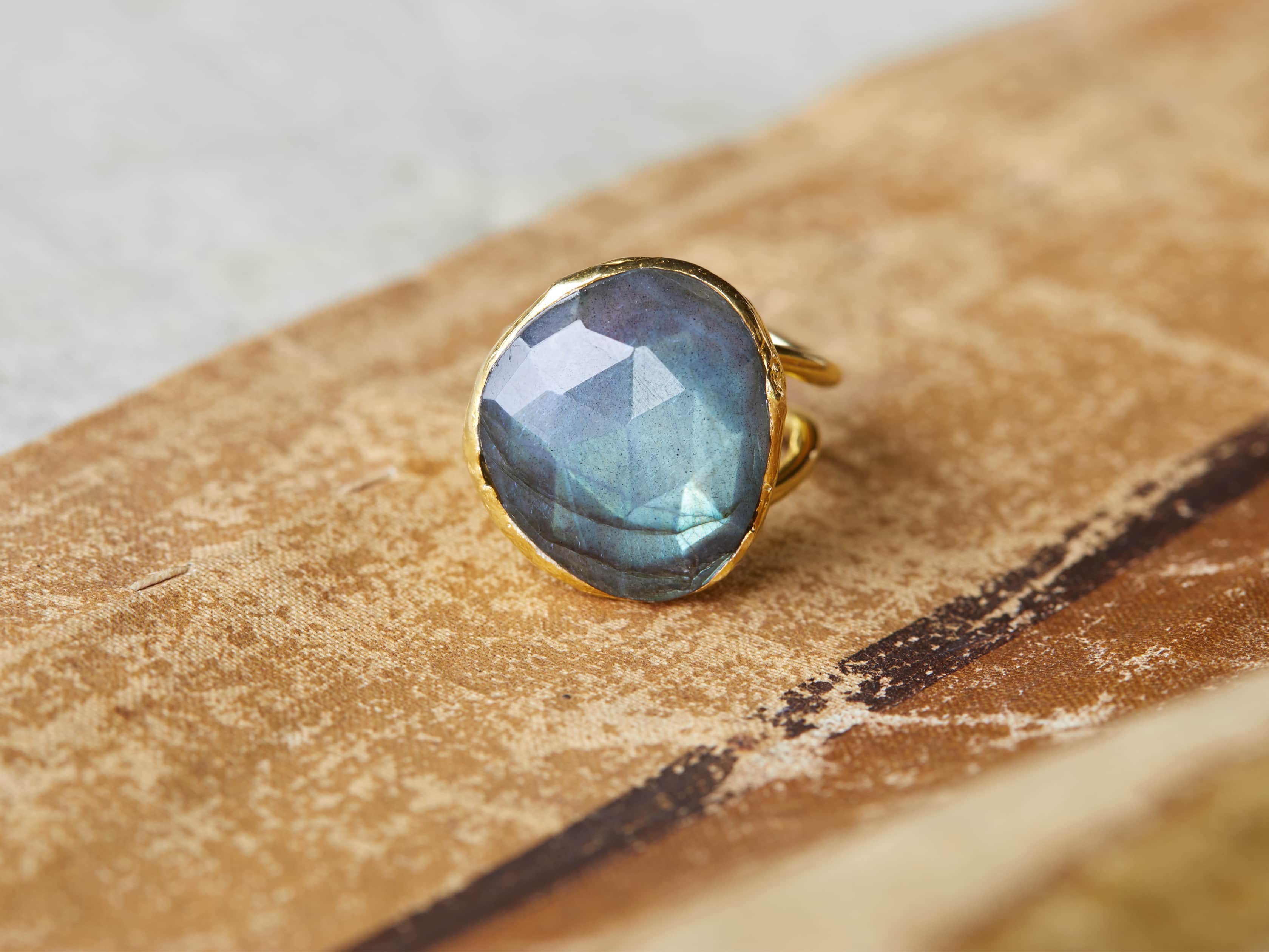 After Midnight Labradorite Ring Size 6, slide 2 of 4