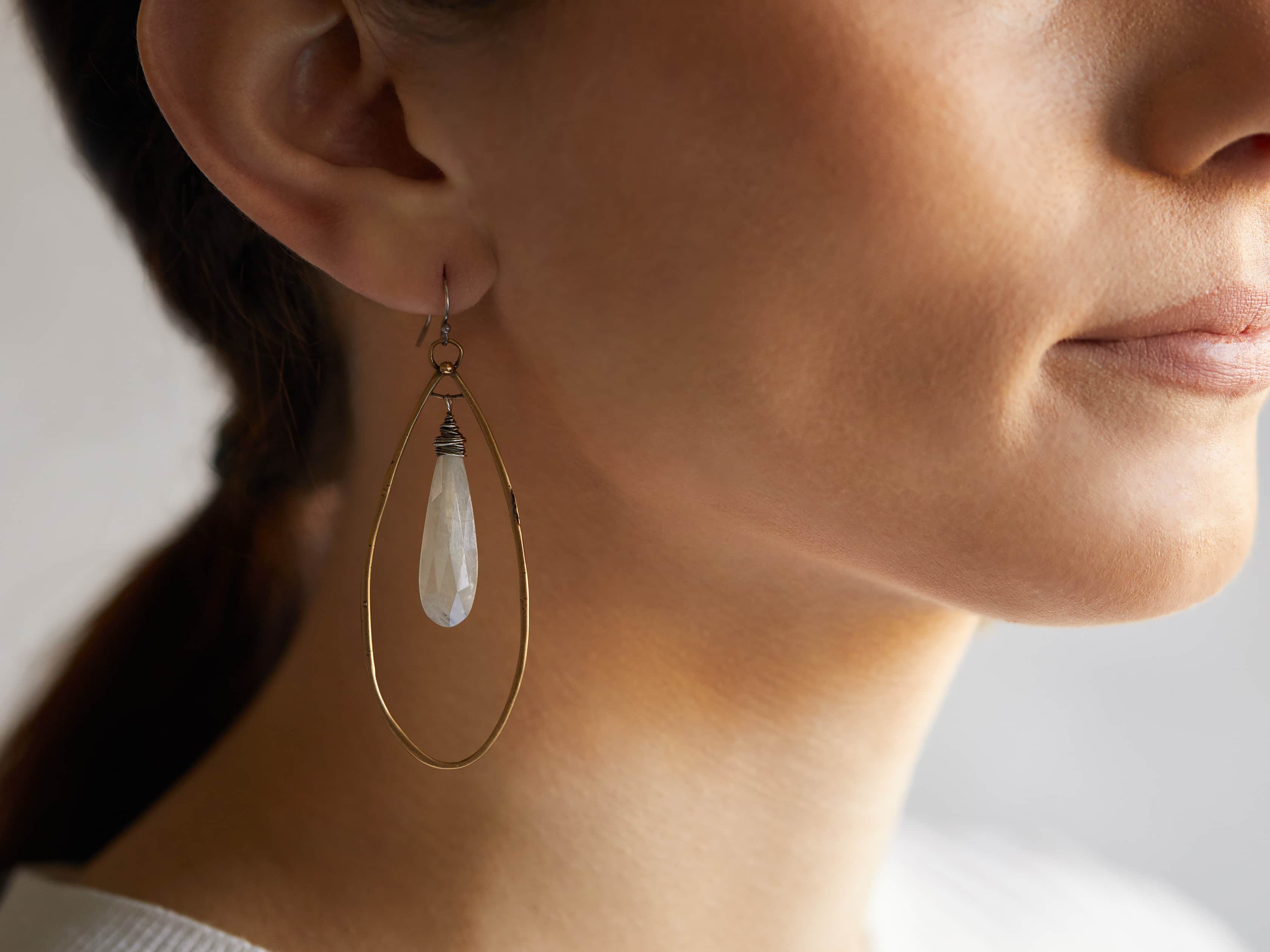 Moon and Night Earrings