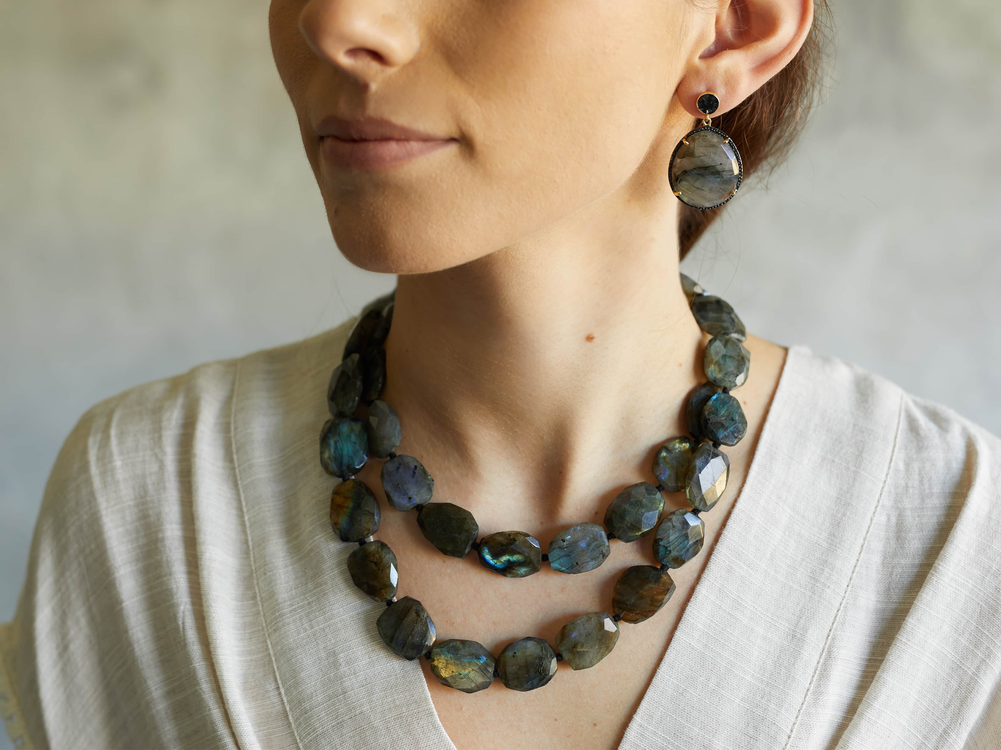 Nalani Labradorite Necklace, slide 3 of 4