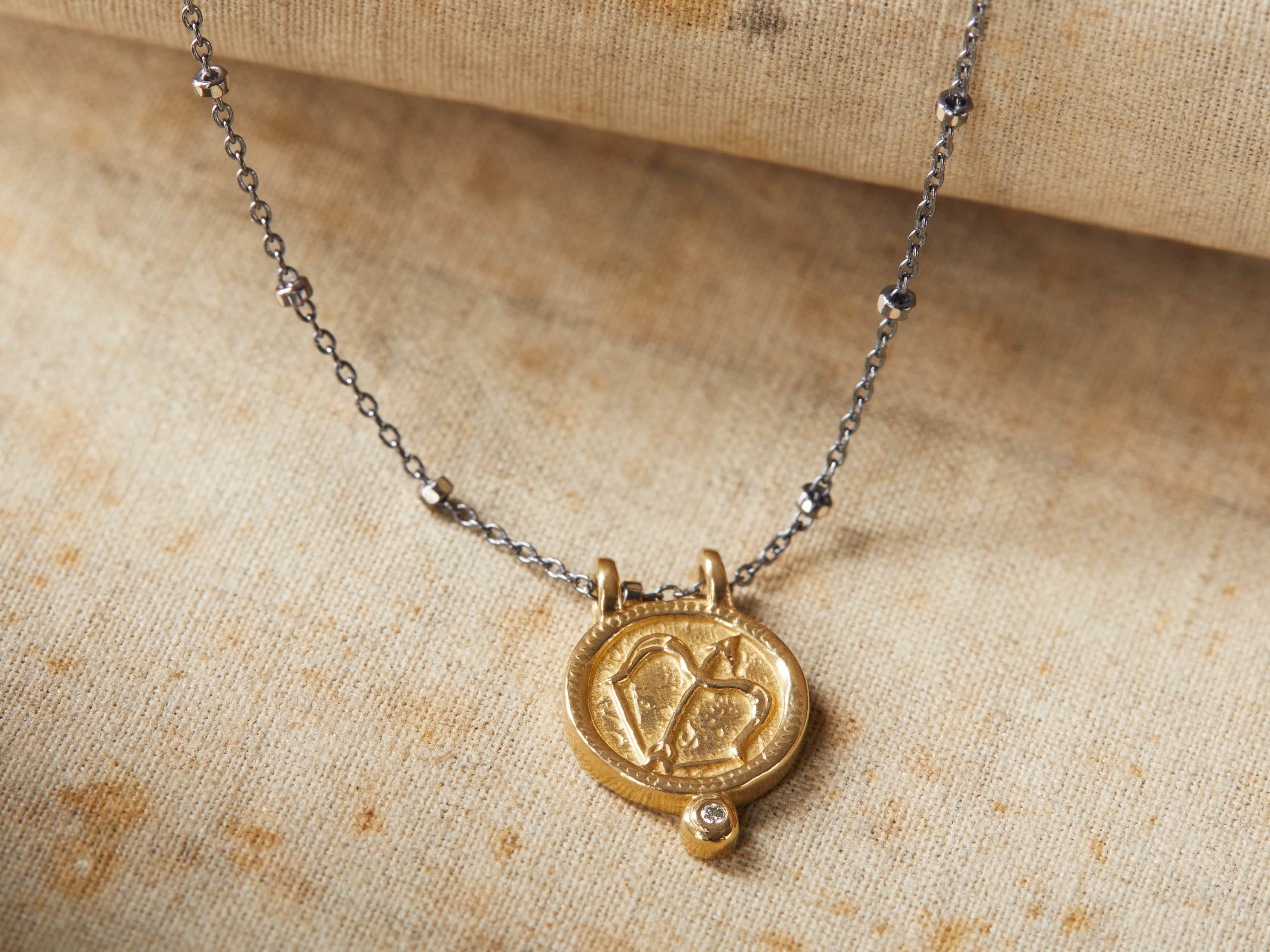 Sagittarius Zodiac Necklace, slide 1 of 3