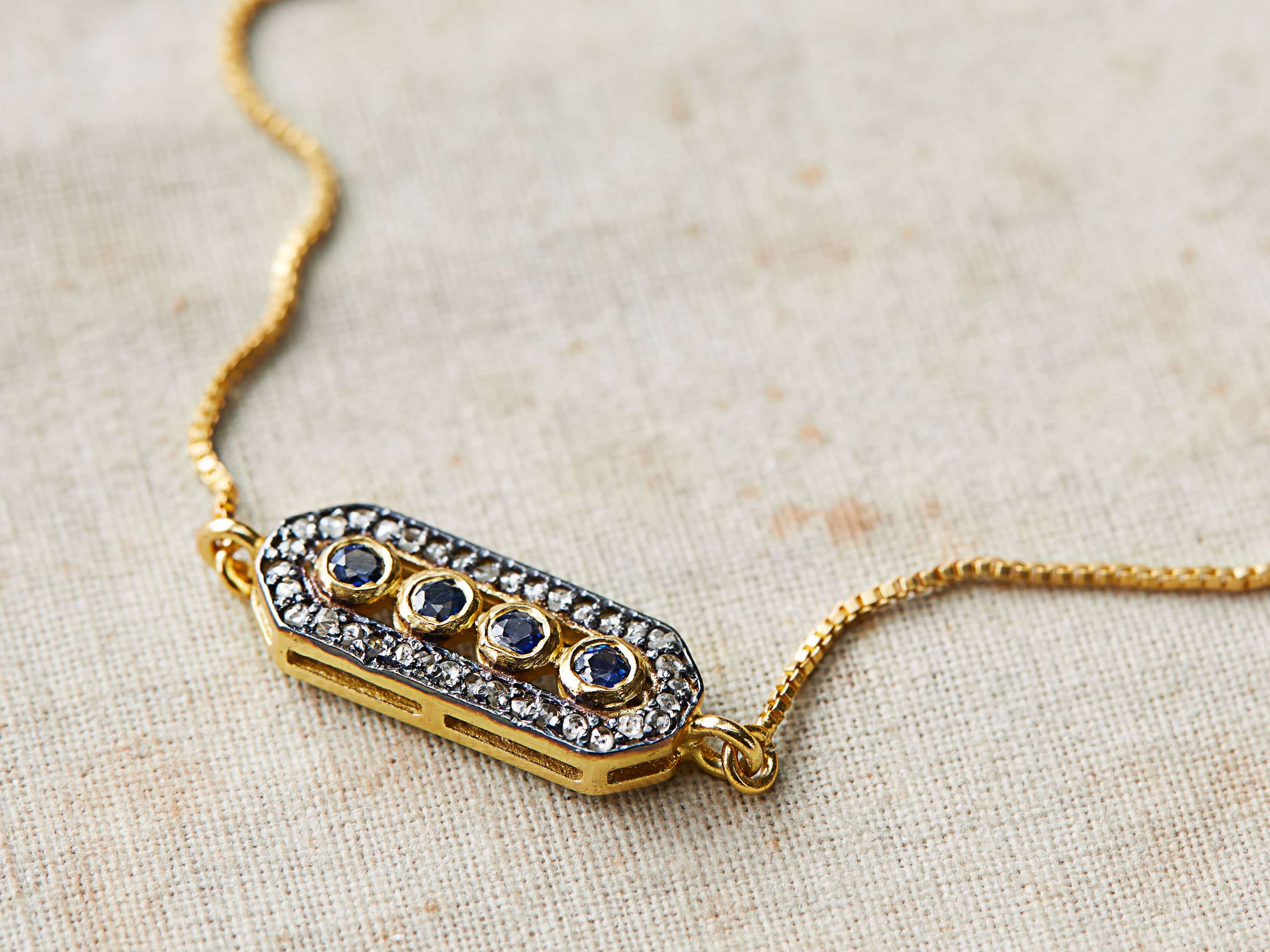 Sapphire Diamond Bracelet