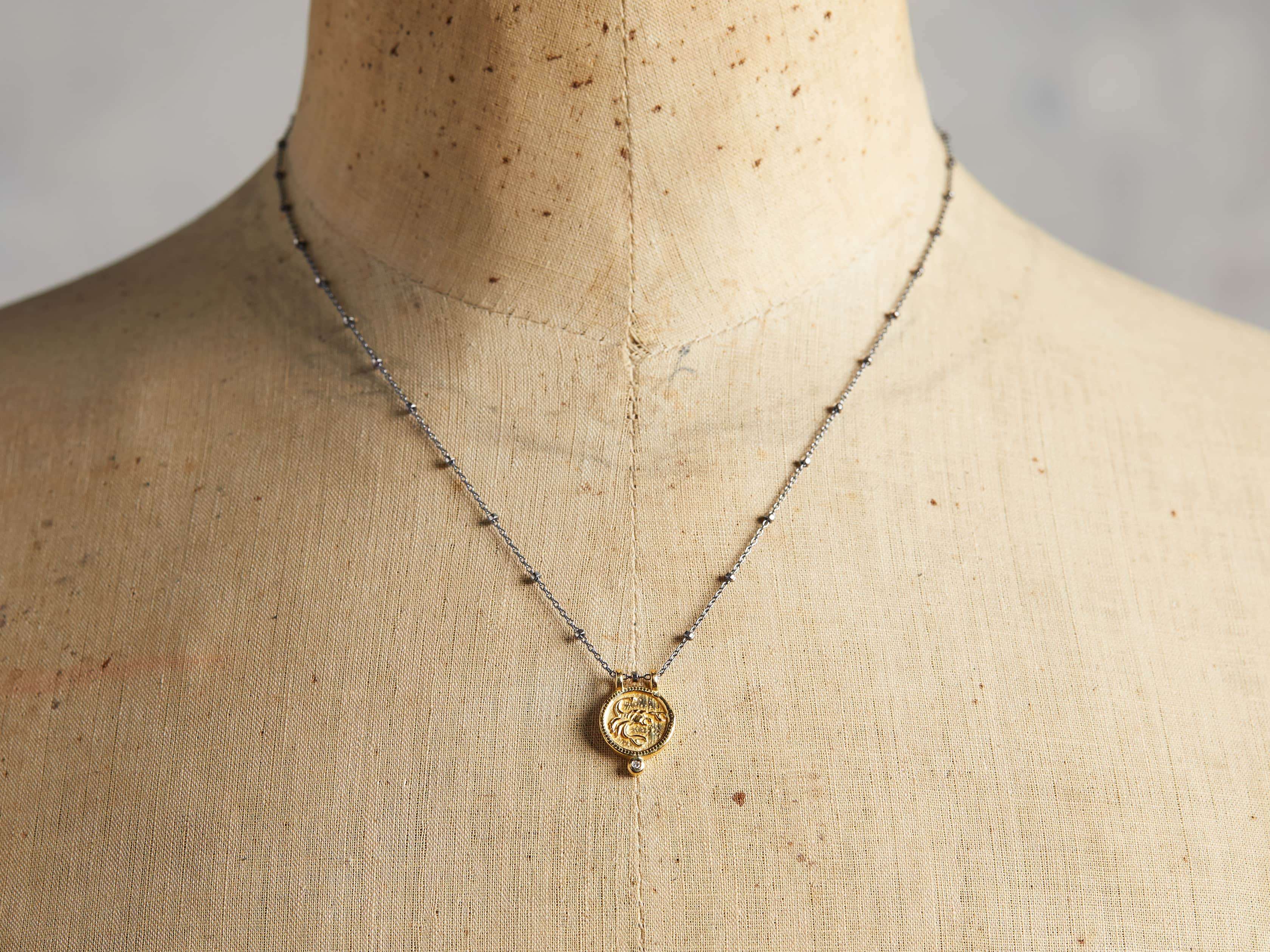 Scorpio Zodiac Necklace, slide 2 of 3