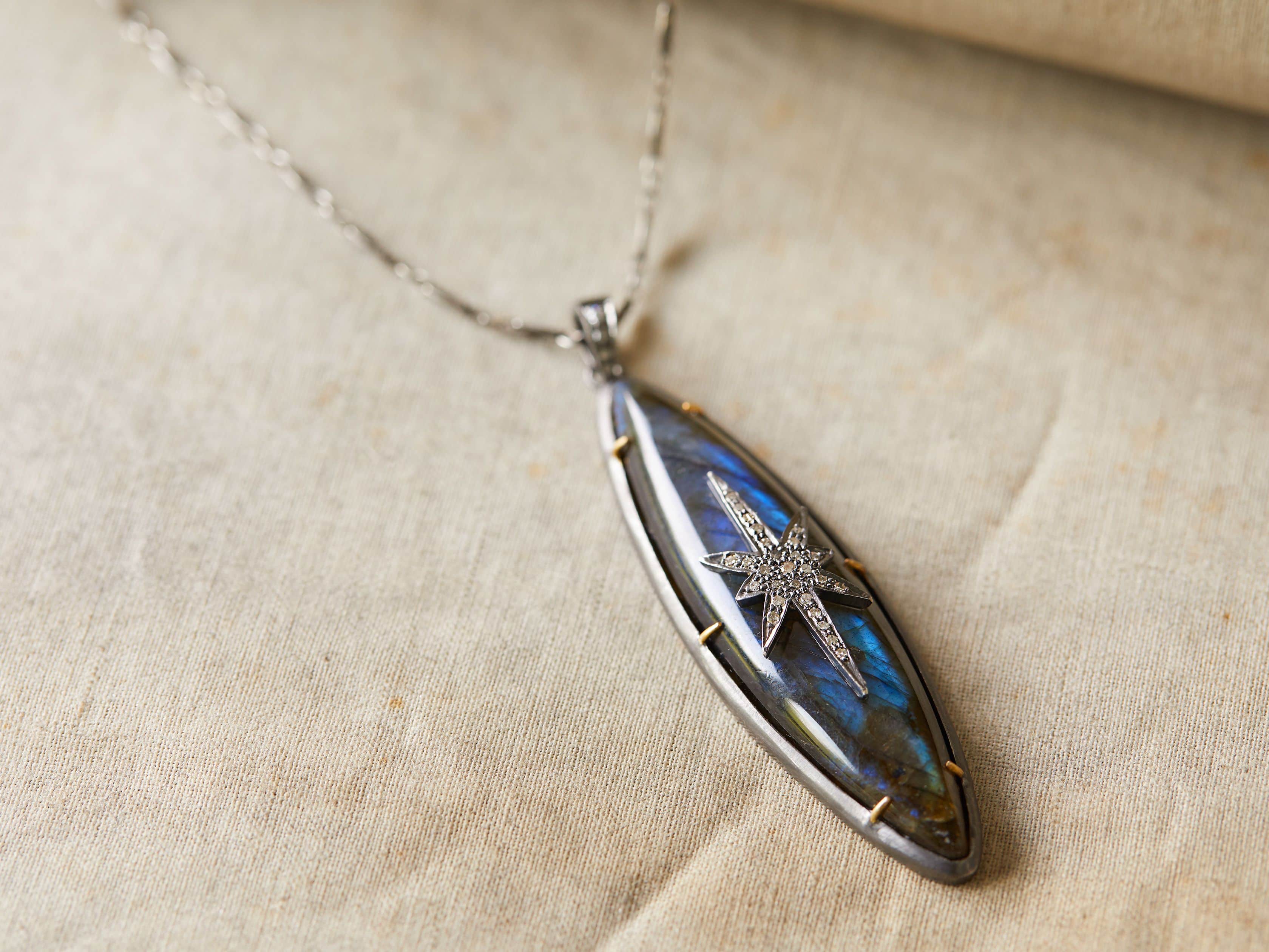 Diamond Star Lab Necklace