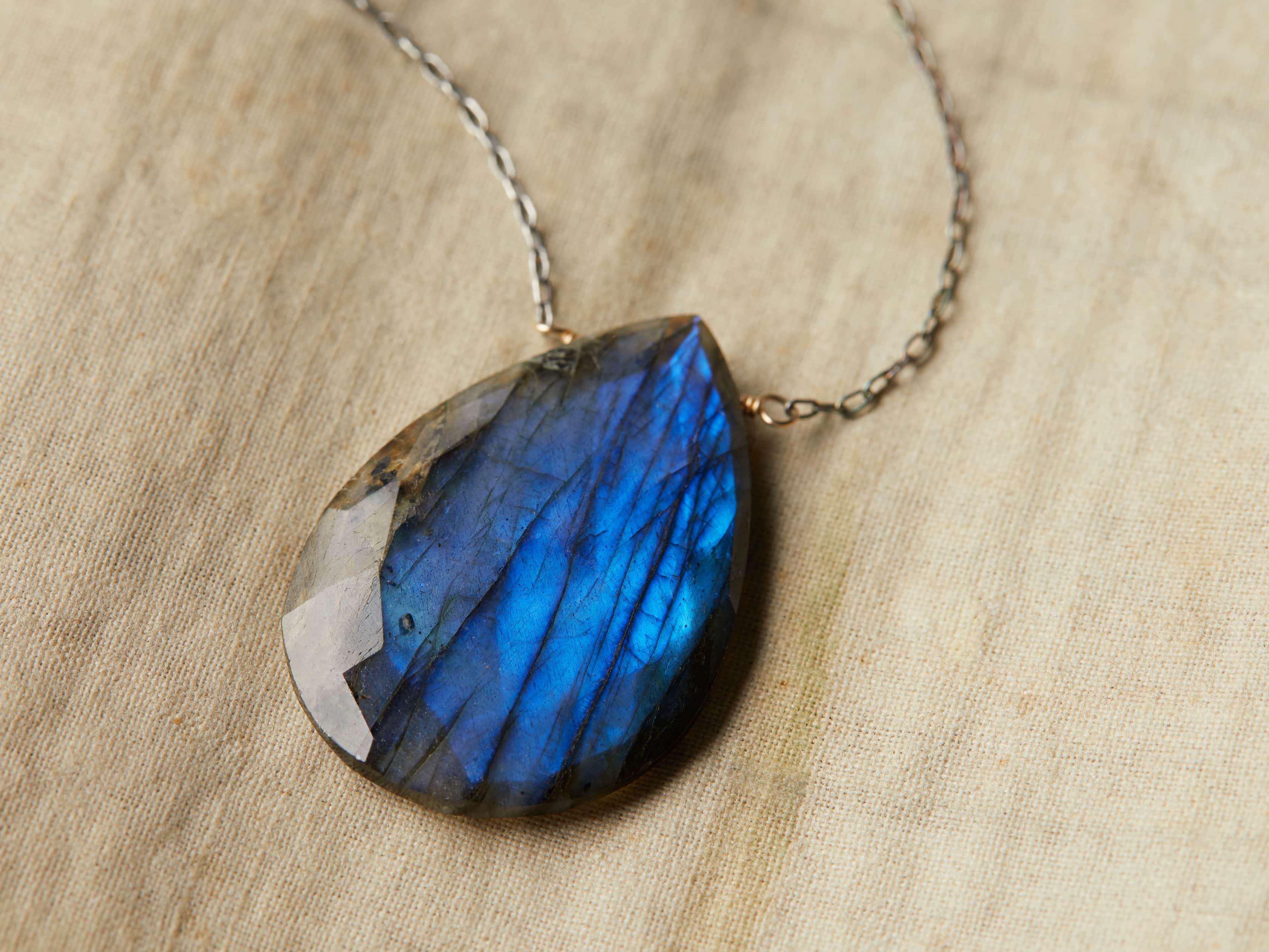 Theia Labradorite Necklace, slide 2 of 2