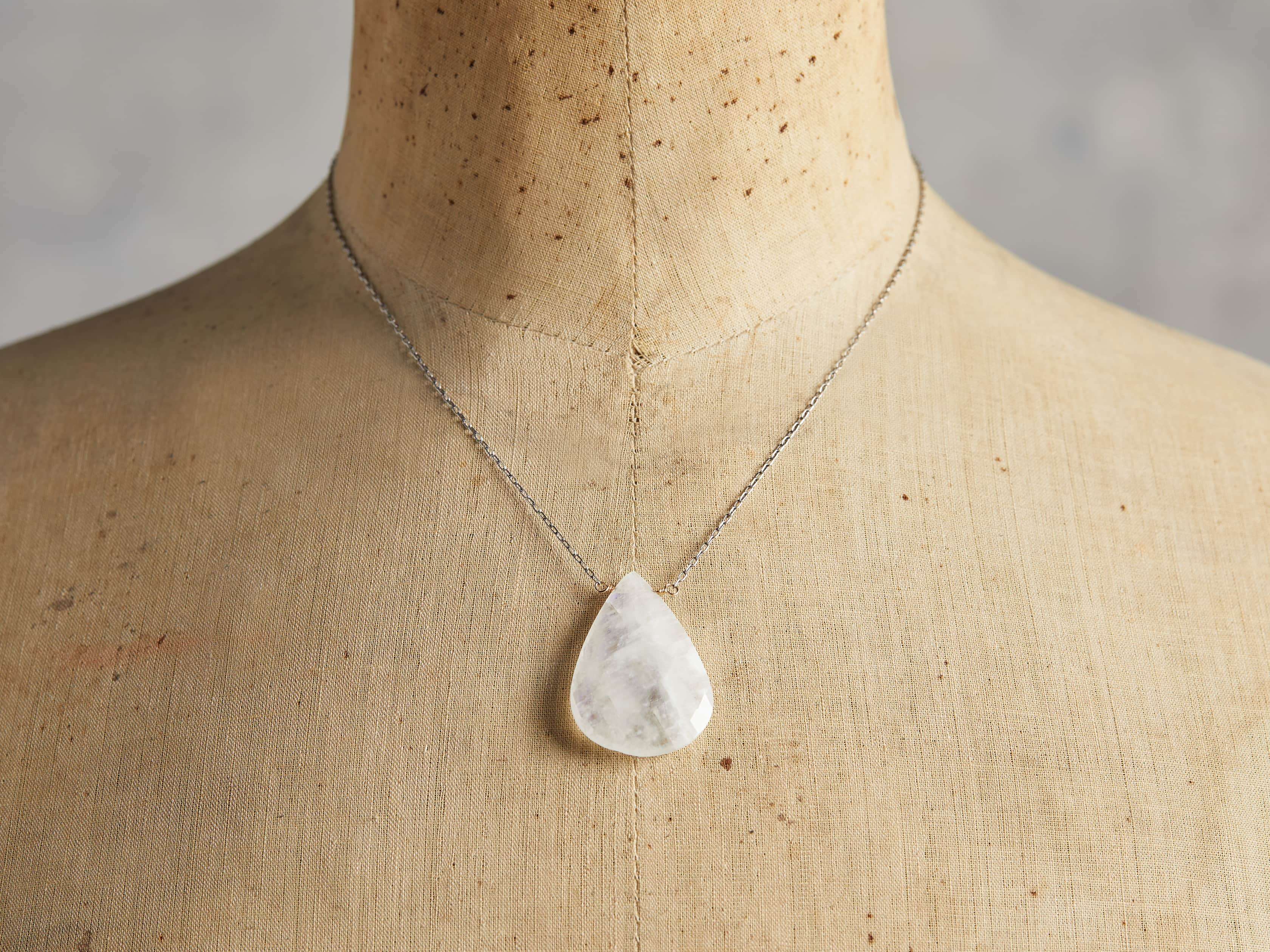 Theia Moonstone Necklace, slide 3 of 3