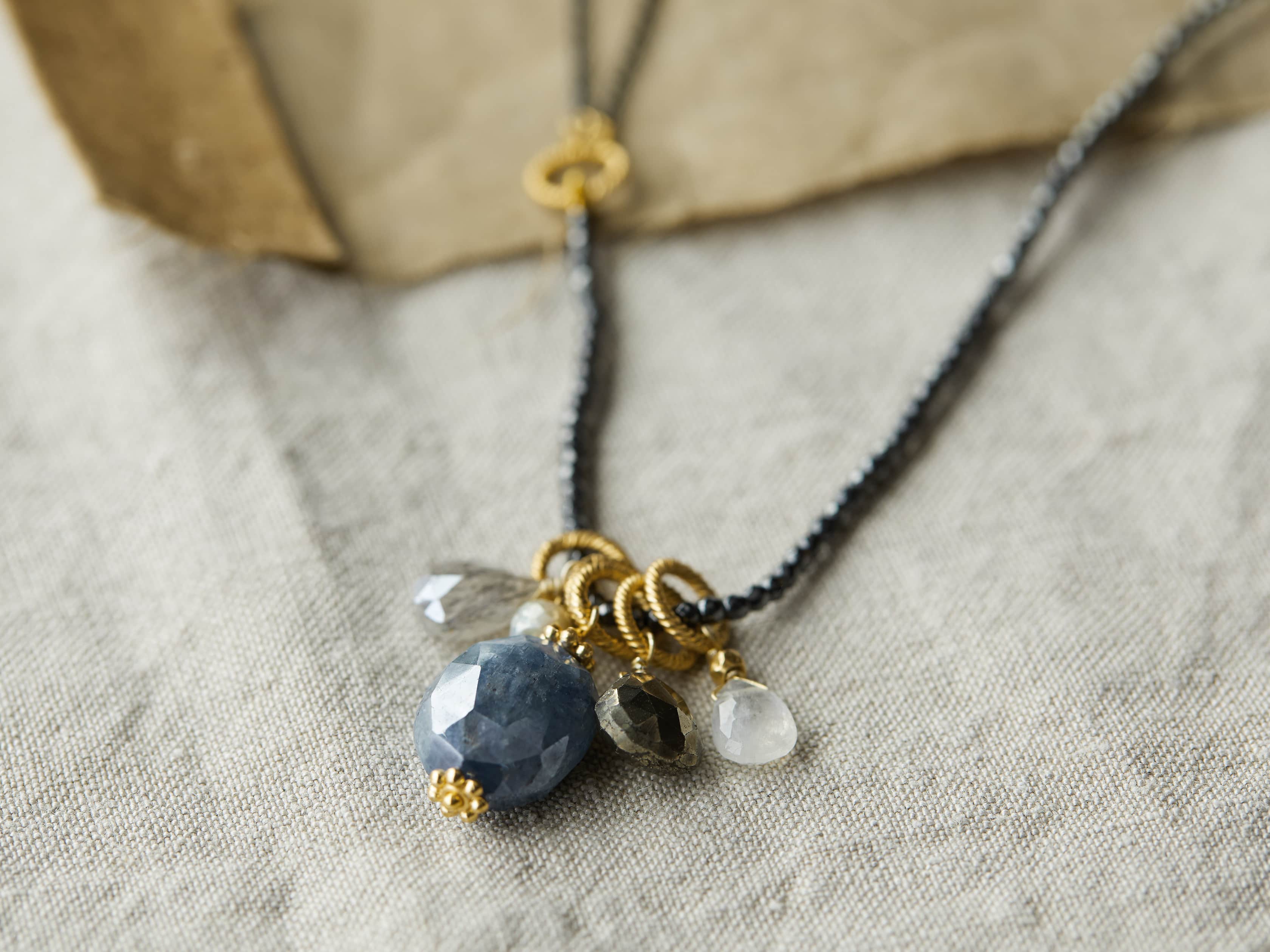 Zadie Multi Charm Necklace, slide 1 of 3