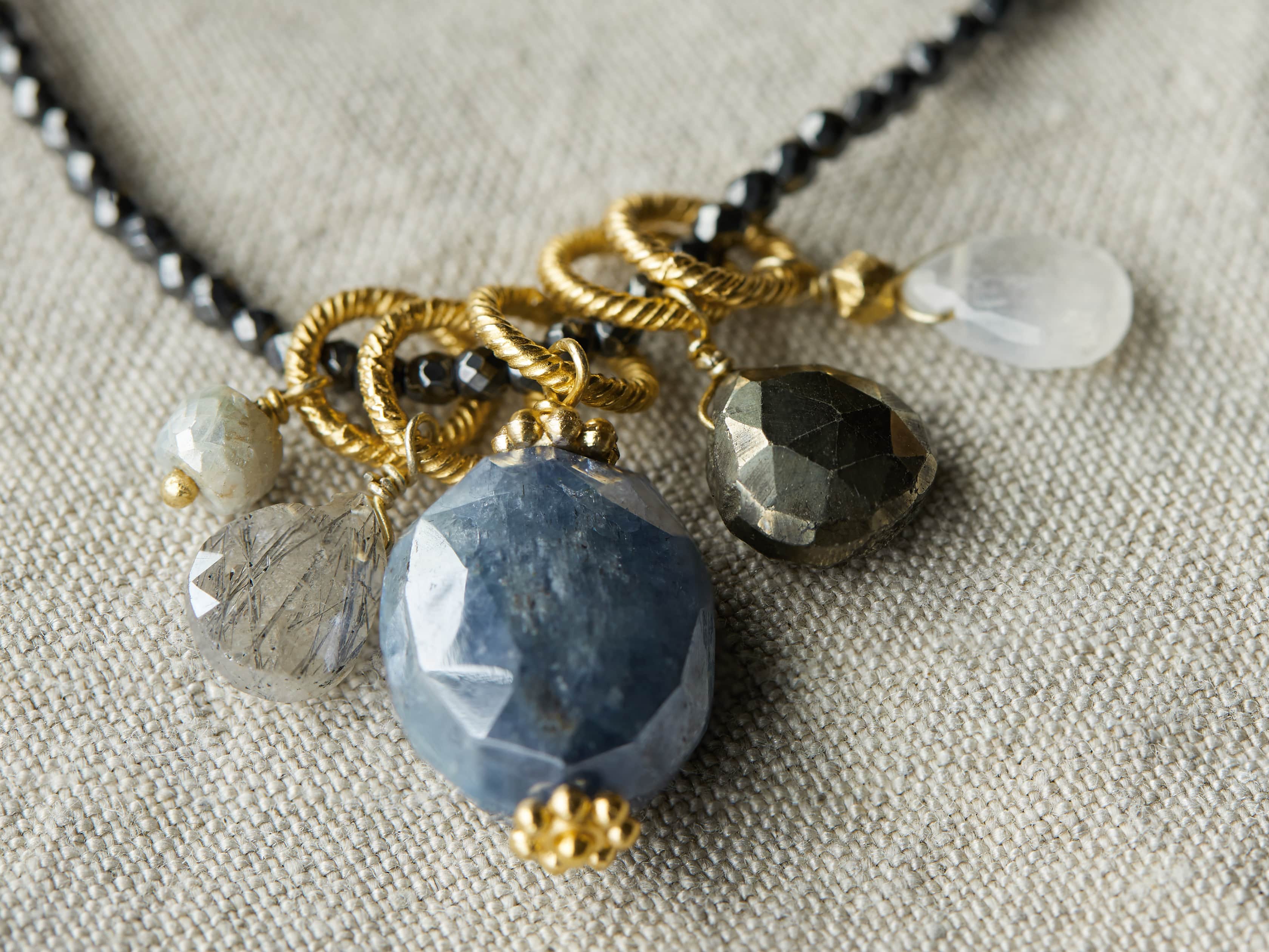Zadie Multi Charm Necklace, slide 2 of 3