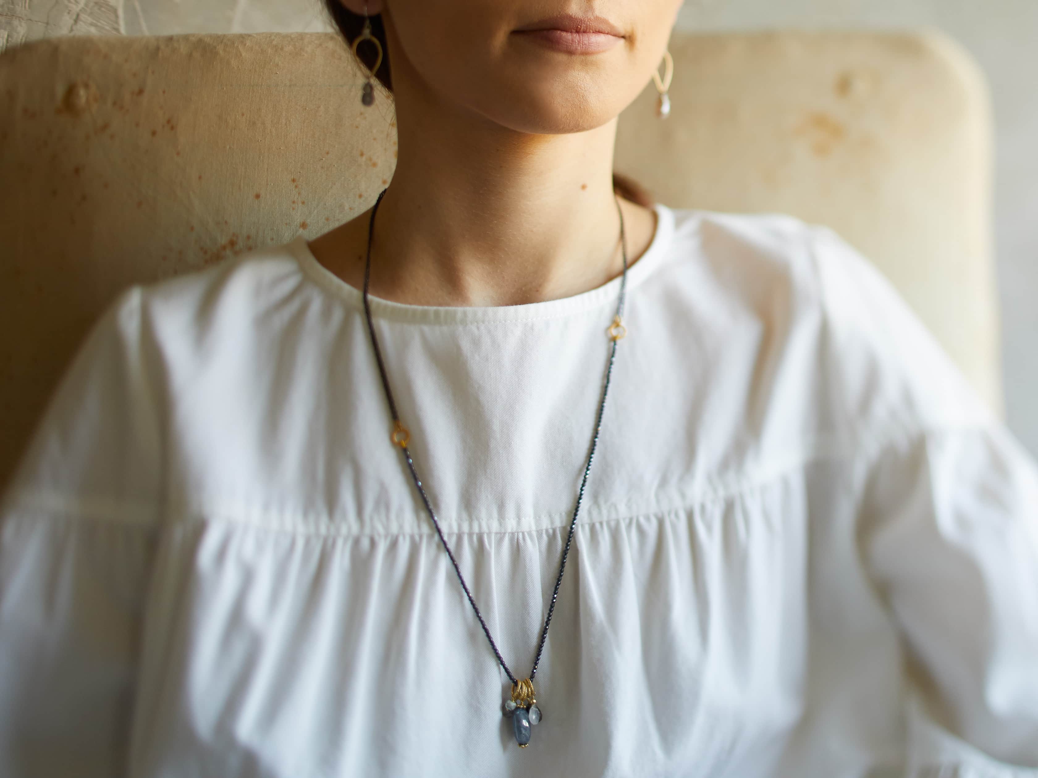 Zadie Multi Charm Necklace, slide 3 of 3