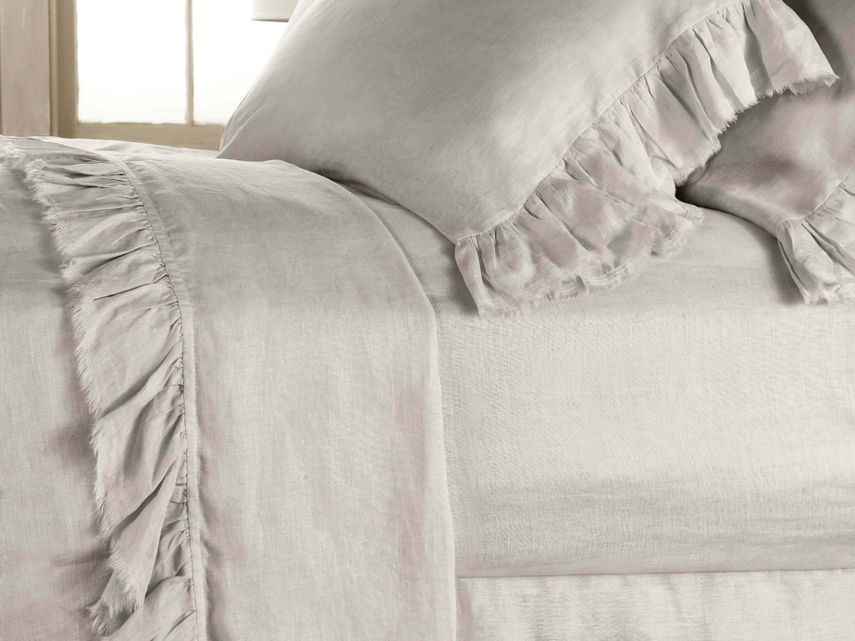 Ava Queen Fitted Sheet In Fawn