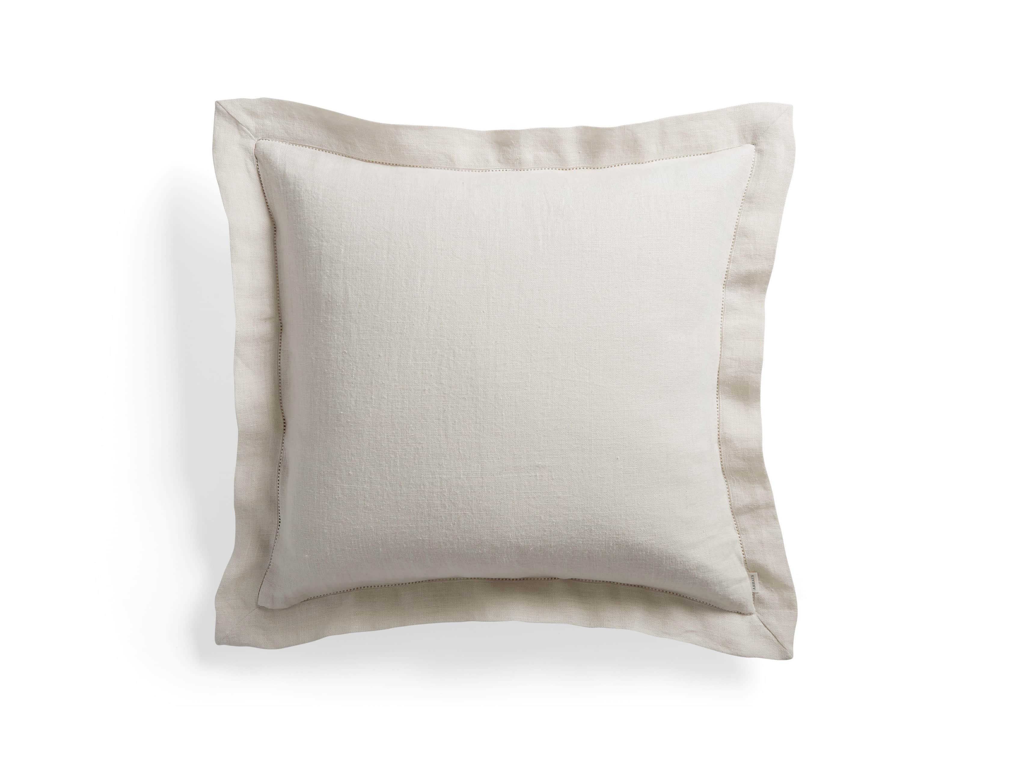 Ava Euro Hem-Stitch Sham in Fawn