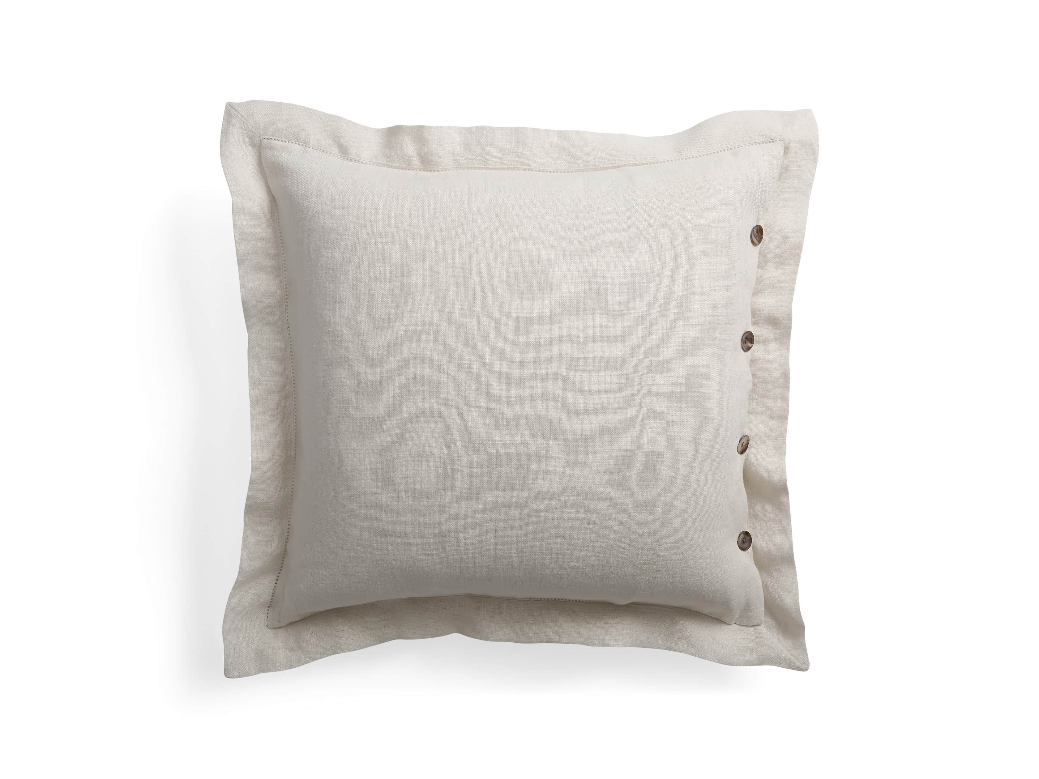 Ava Euro Hem-Stitch Sham in Fawn