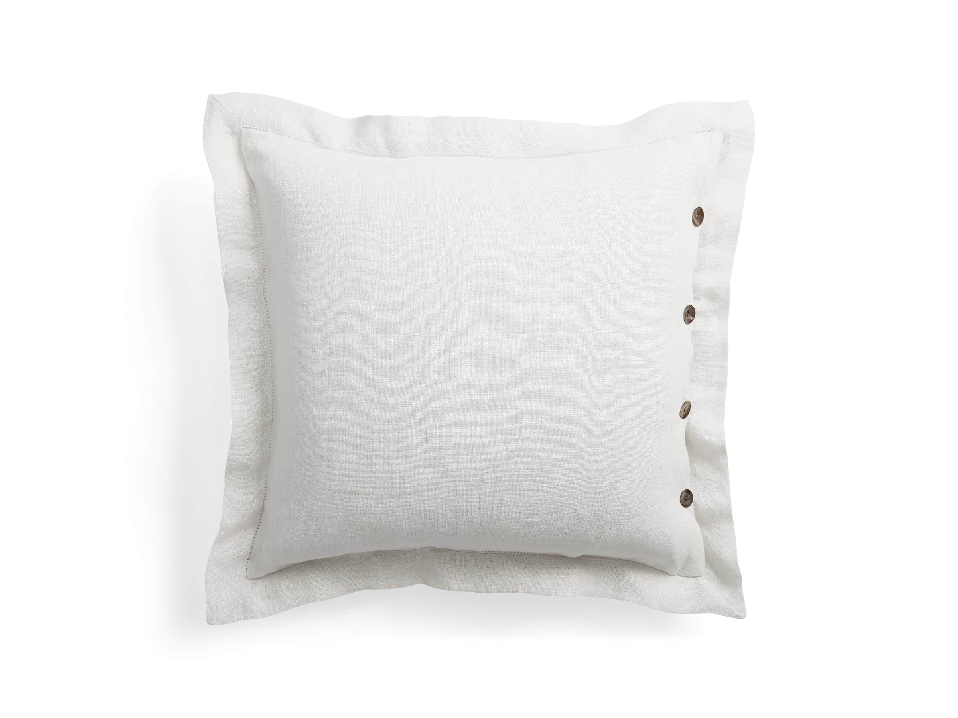 Ava Euro Hem-Stitch Sham in White, slide 2 of 4