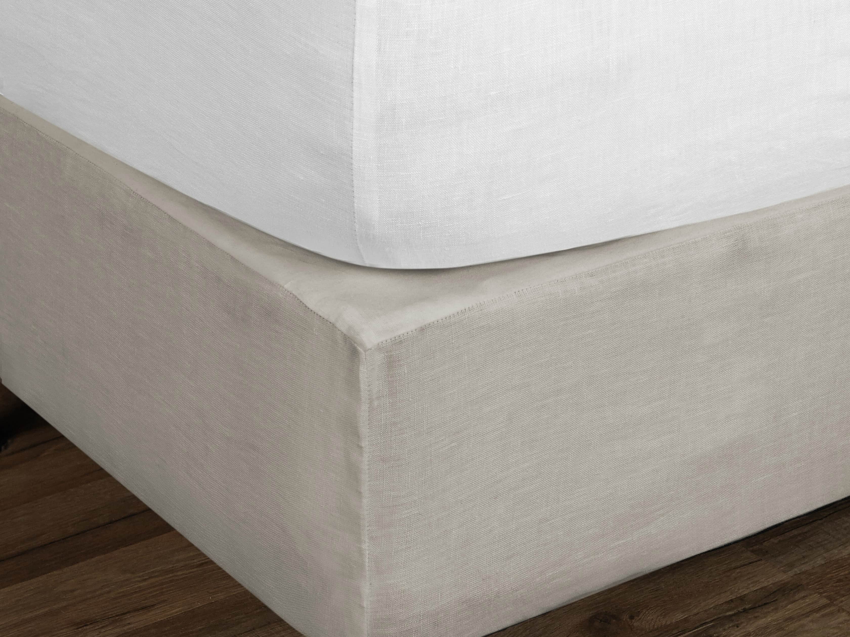 Ava King Fitted Sheet In White