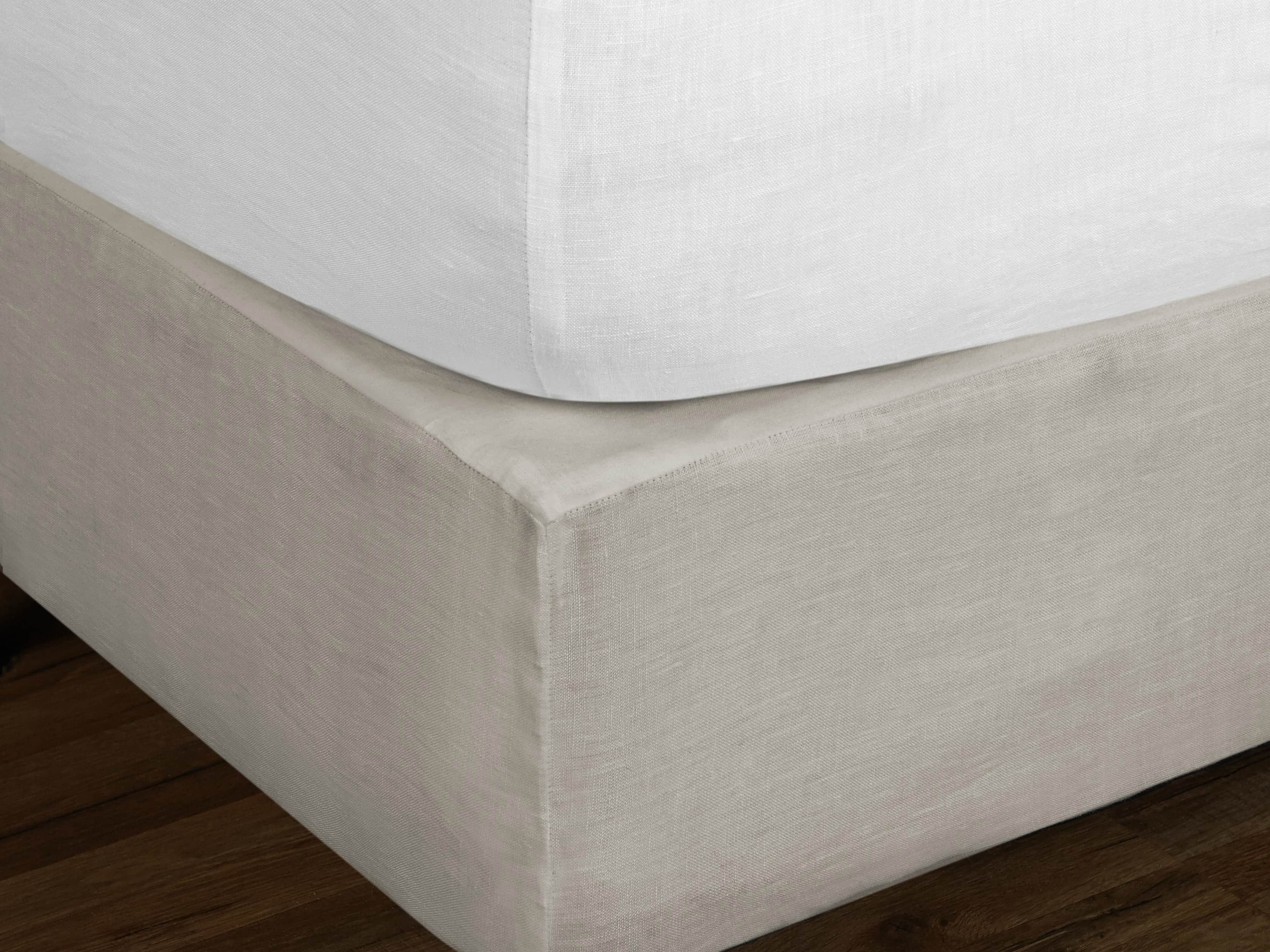 Ava Queen Fitted Sheet In White