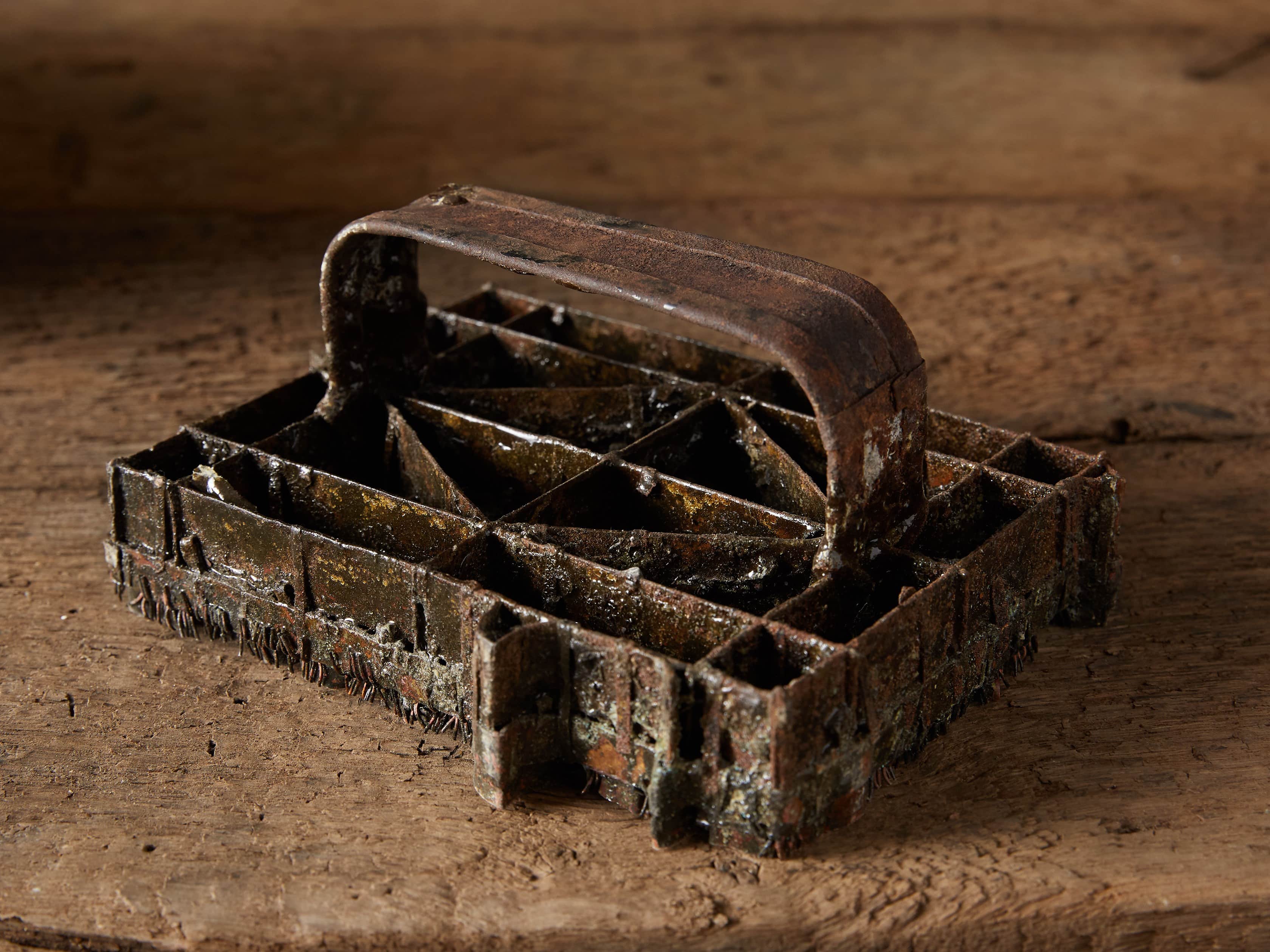 Metal Batik Stamp with Aged Finish, slide 6 of 10