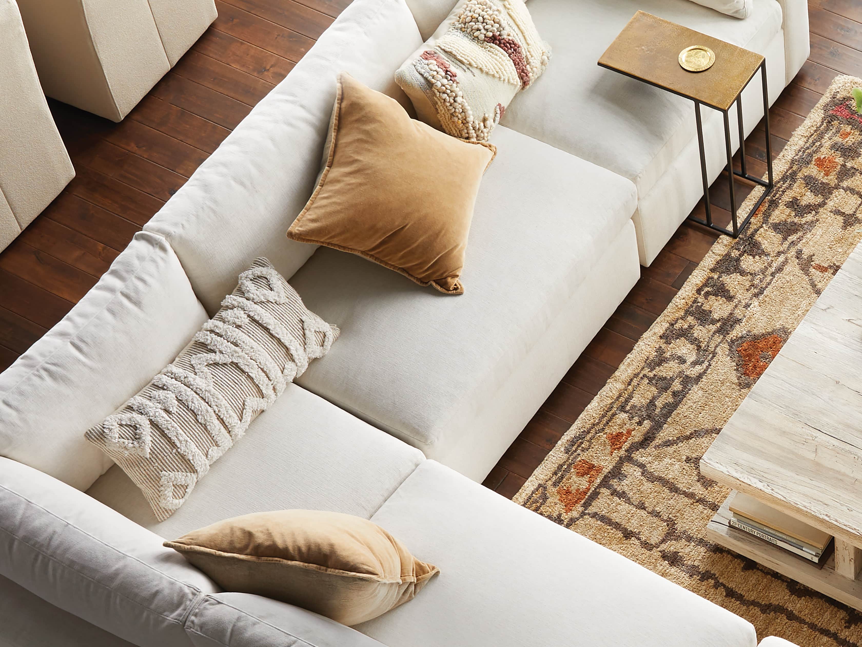 BOHO FRINGE OVERSIZED LUMBAR PILLOW COVER IN IVORY, slide 6 of 8
