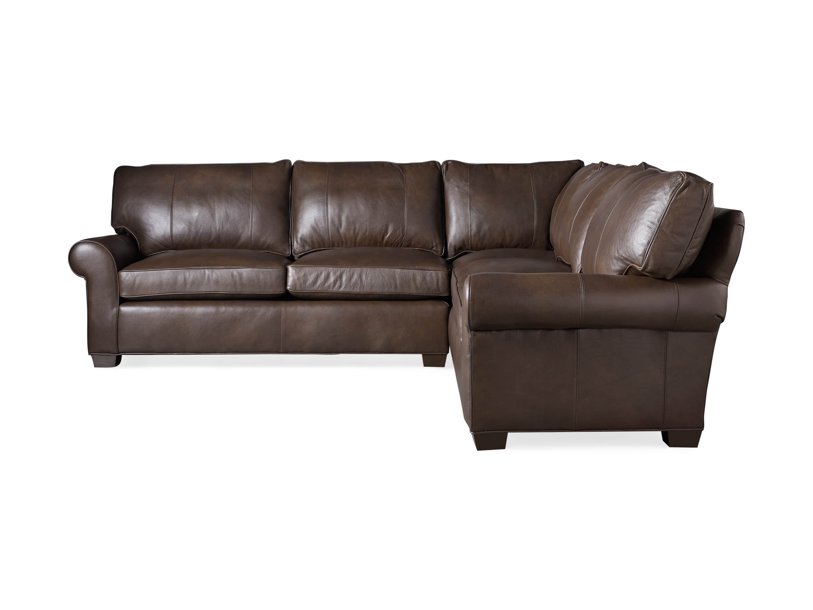Brentwood 97" Leather Two Piece Sectional, slide 5 of 5