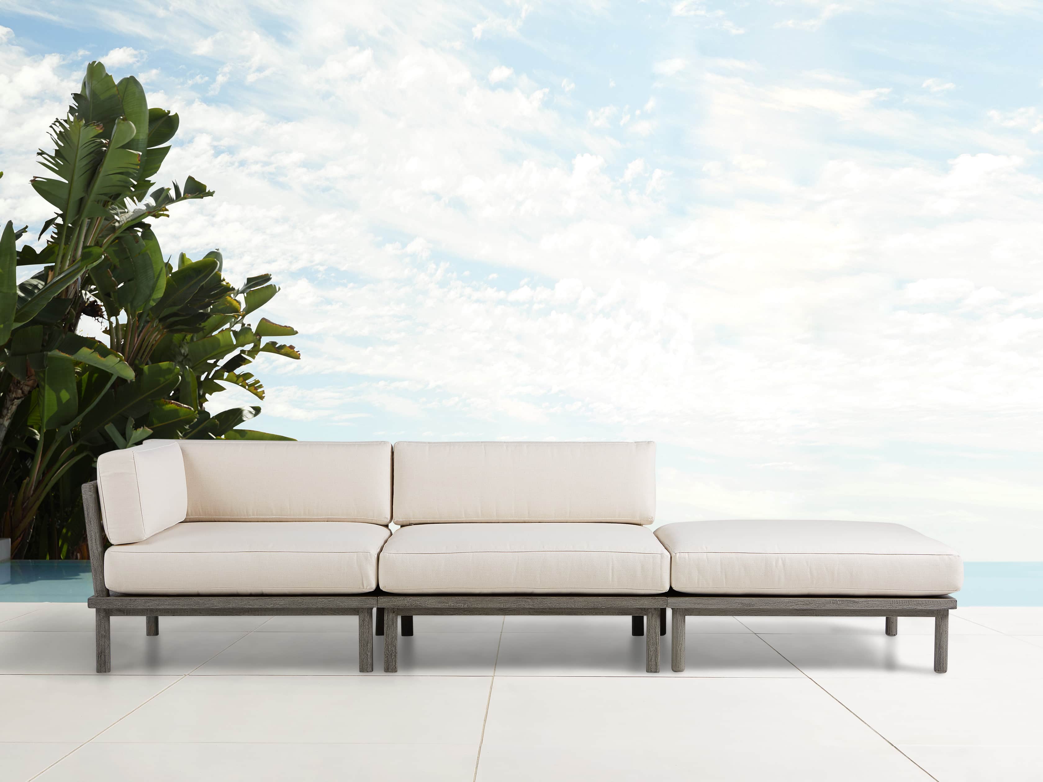 Costa Outdoor 3 Piece Sectional