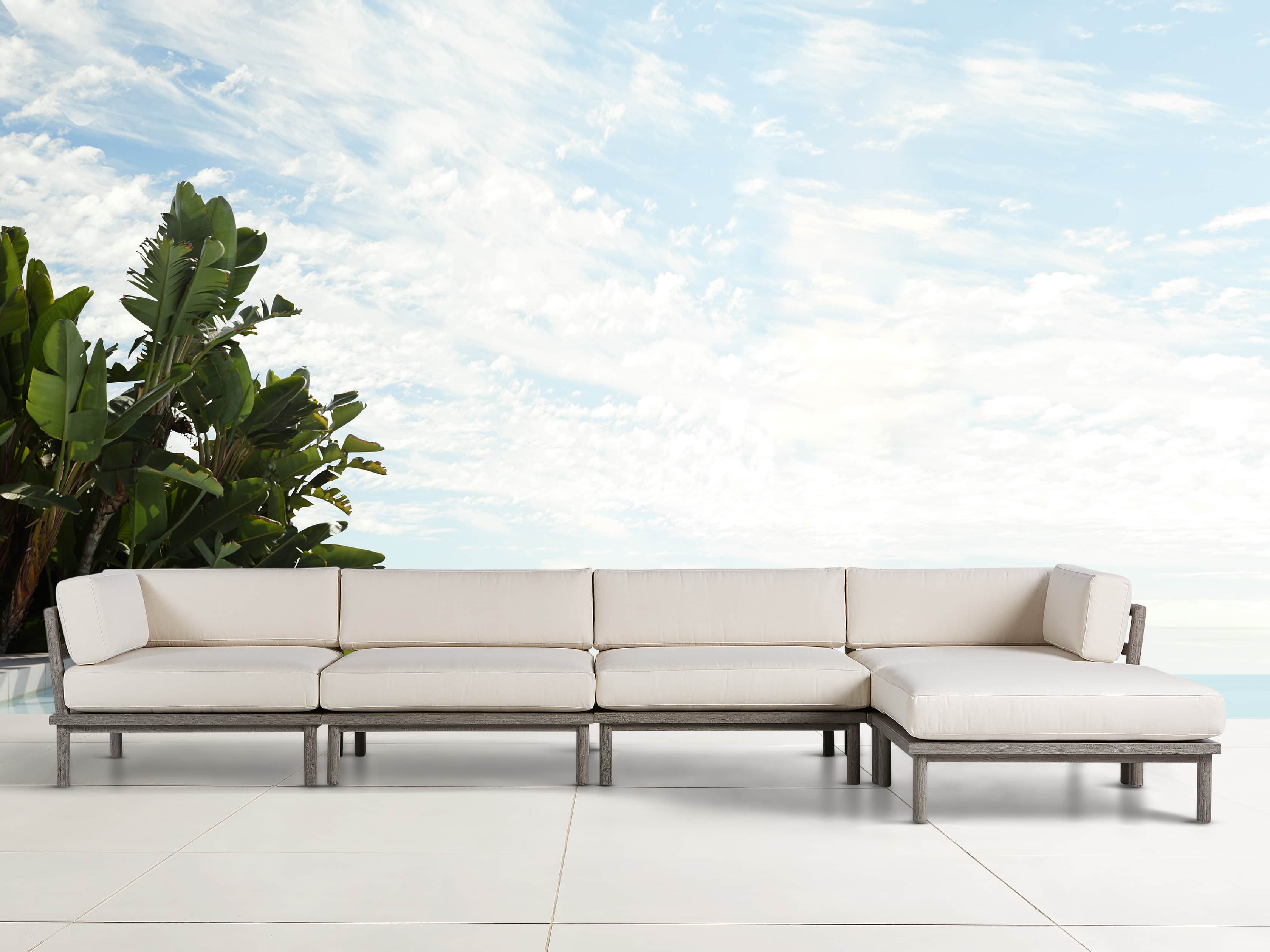 Costa Outdoor Five Piece Sectional