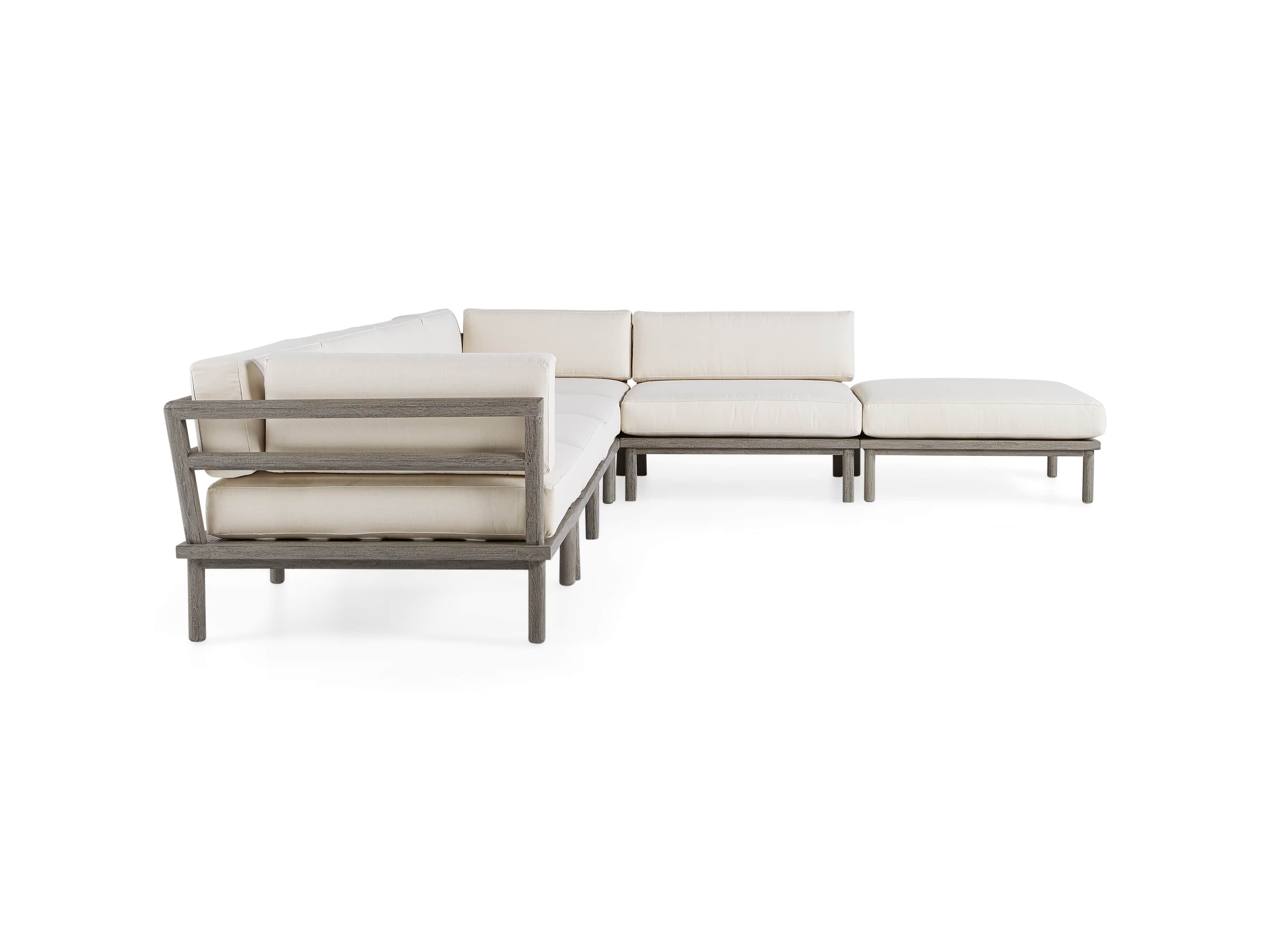 Costa Outdoor Six Piece L Sectional