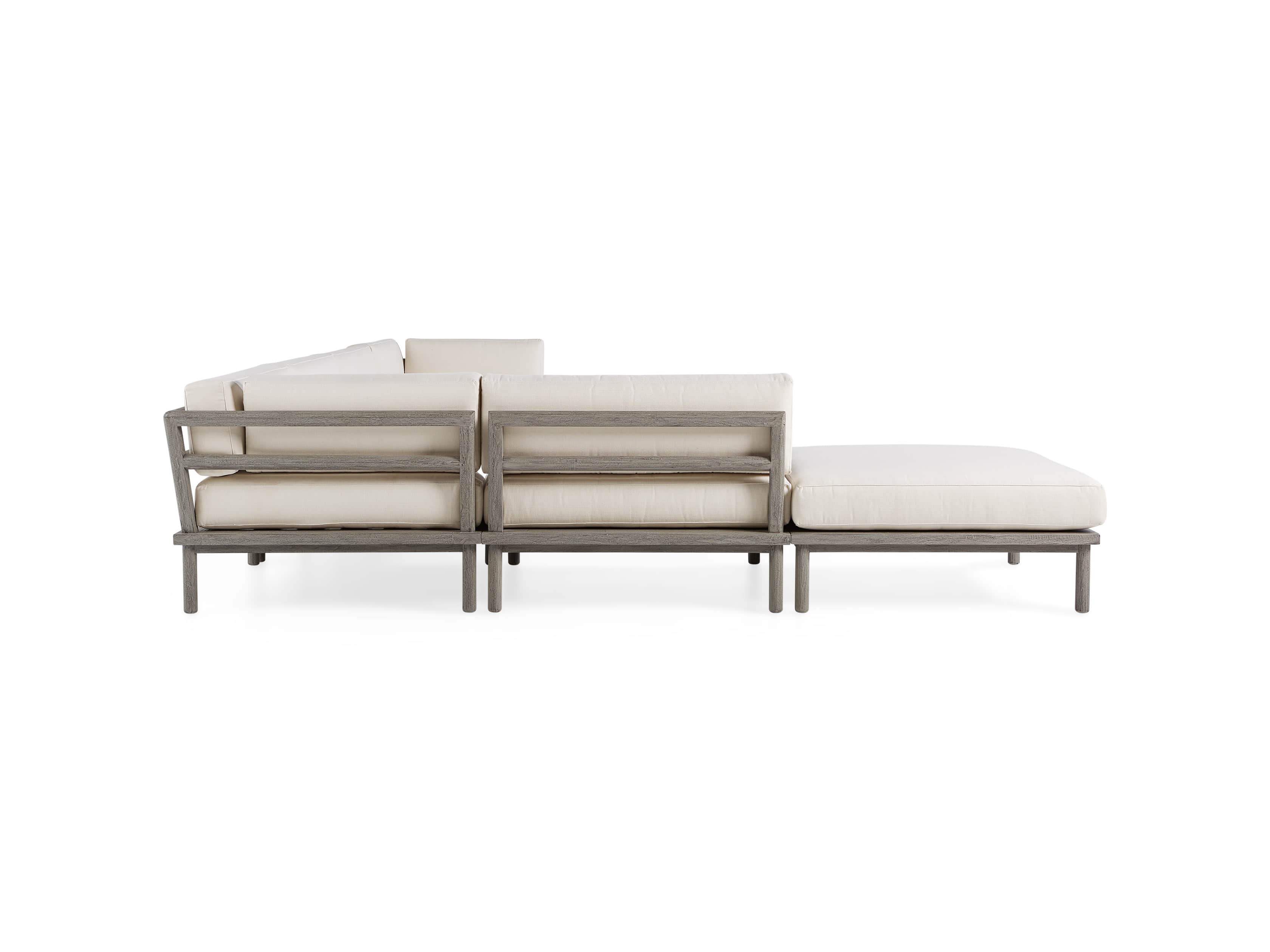 Costa Outdoor Six Piece L Sectional