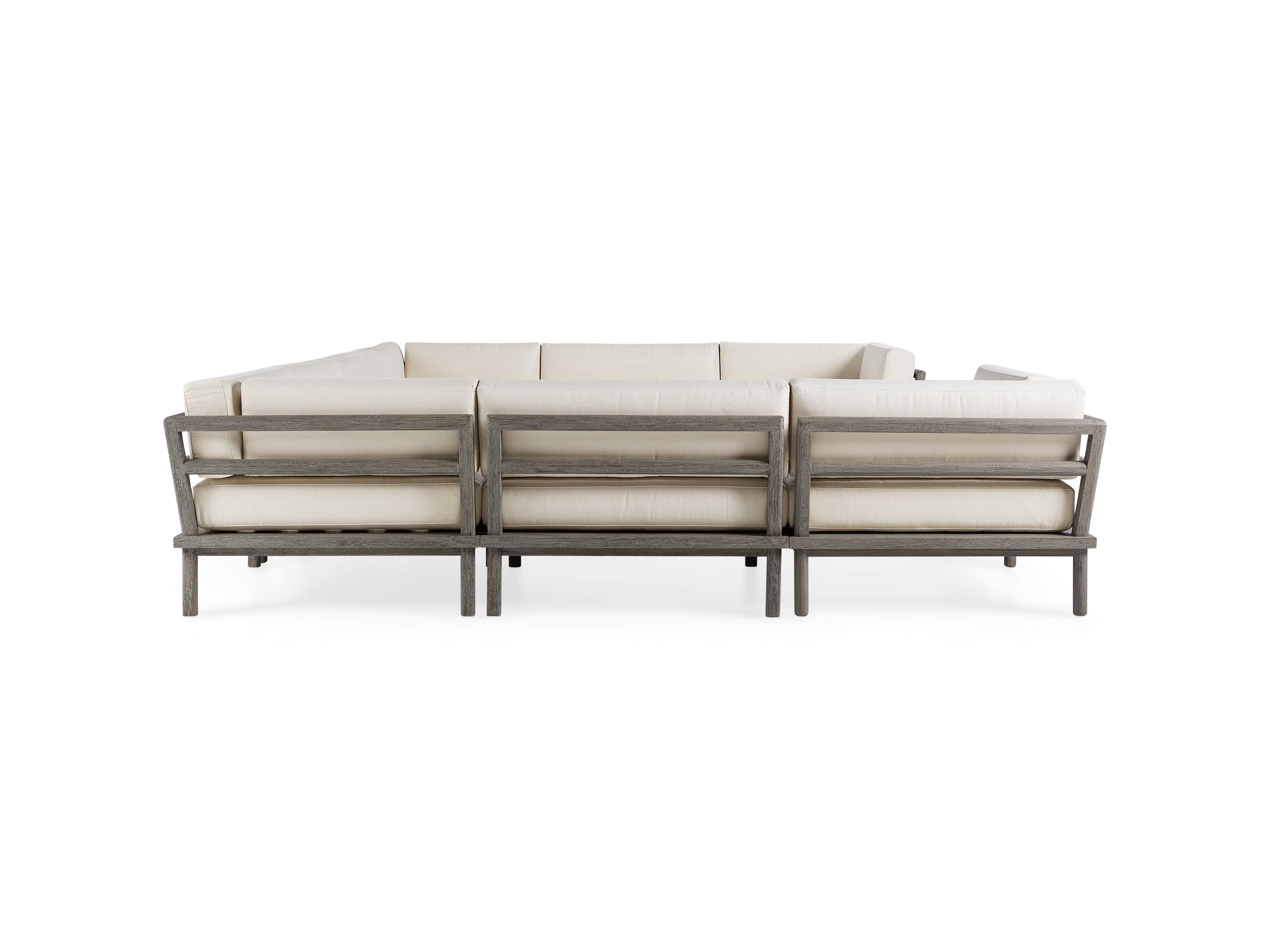 Costa Outdoor Eight Piece U Sectional