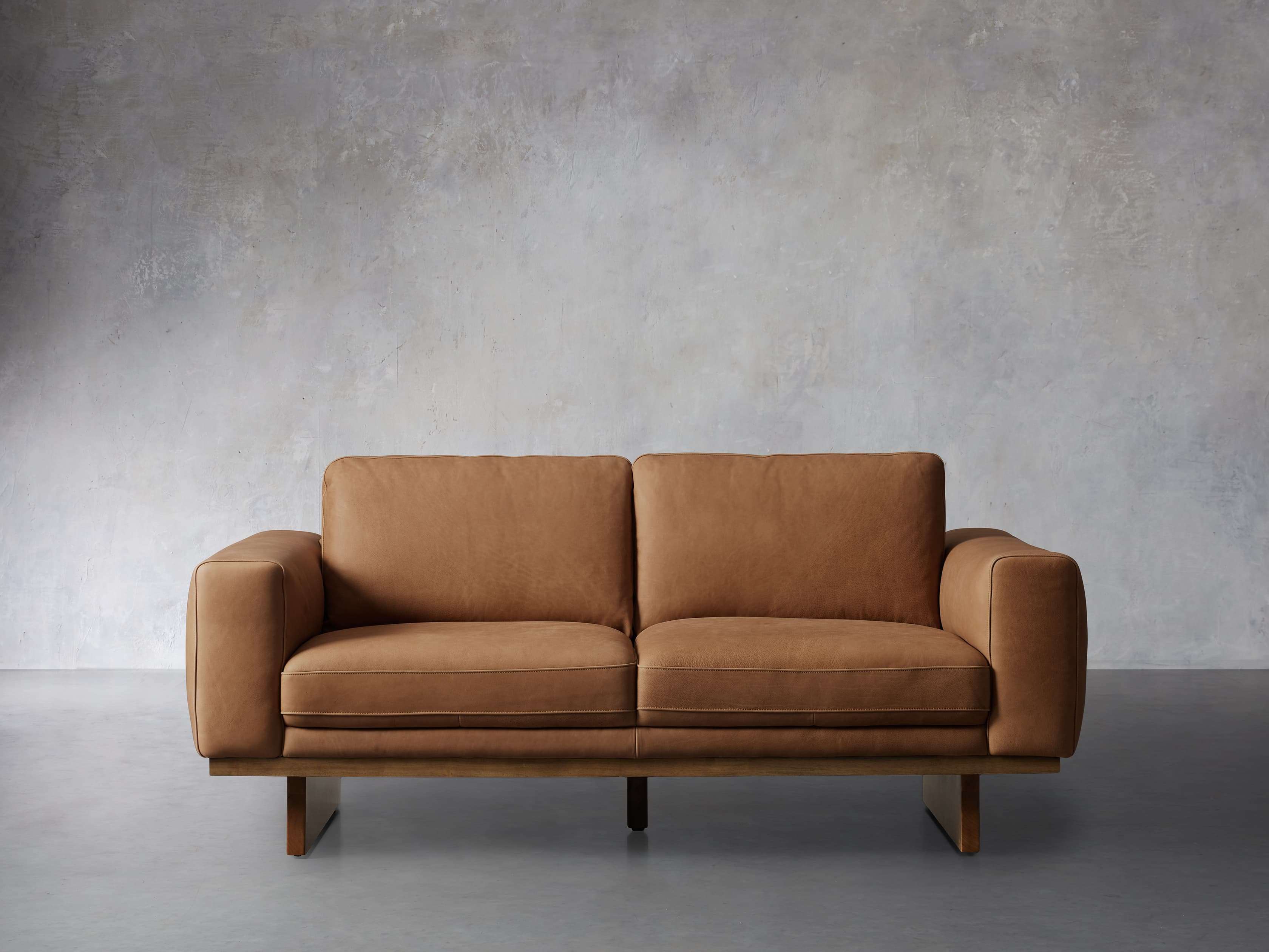 Who Makes Arhaus Leather Sofas Baci Living Room