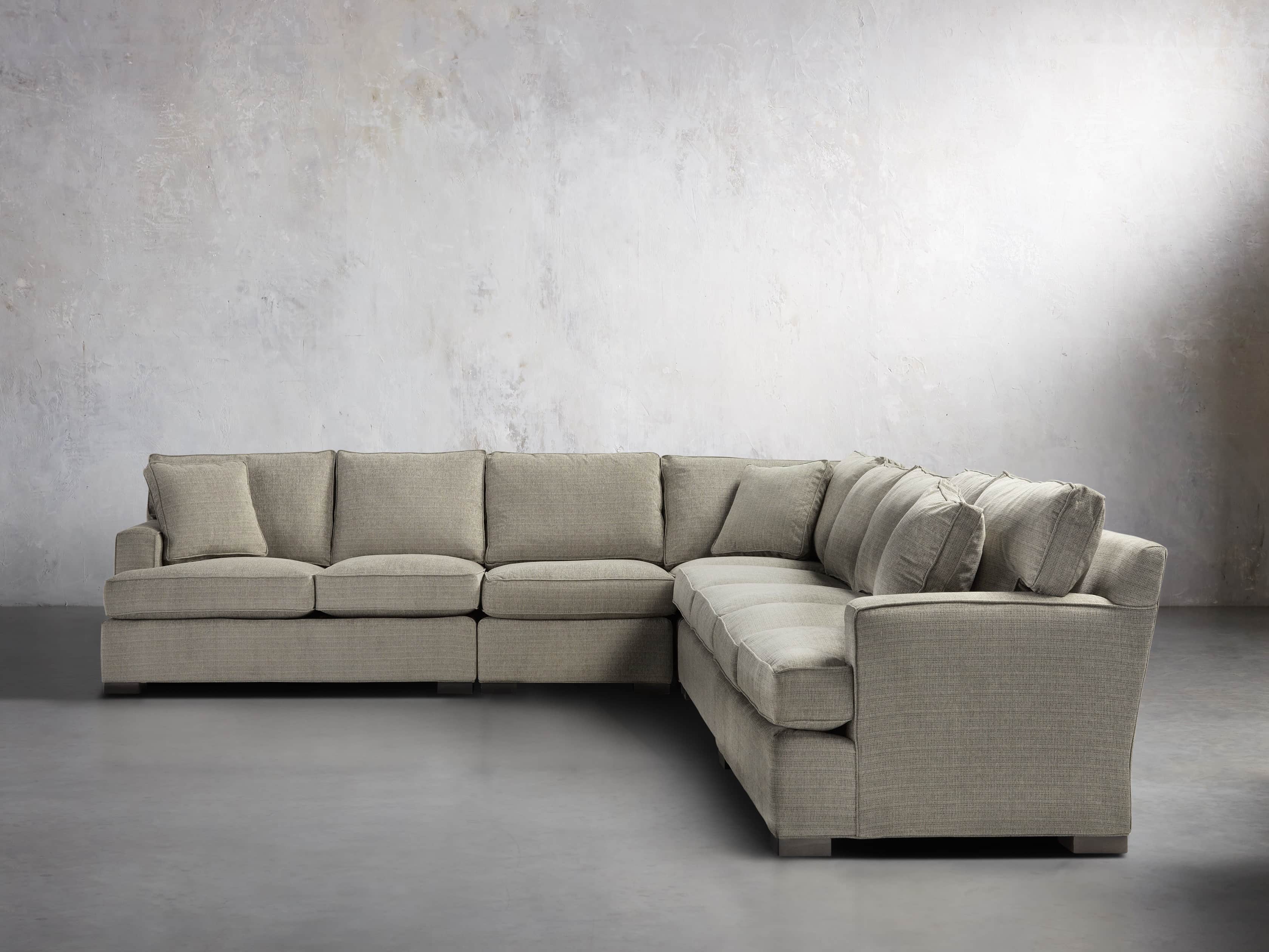 Dune 162" Upholstered Five Piece Sectional