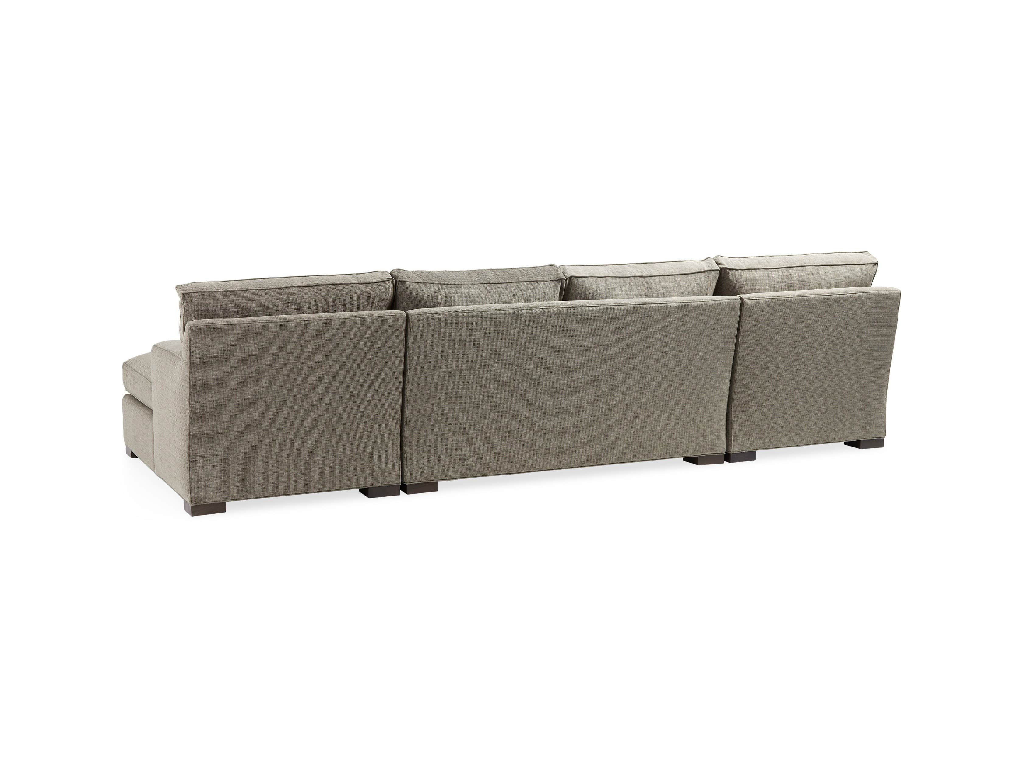 Dune 135" Upholstered Double Chaise Sectional