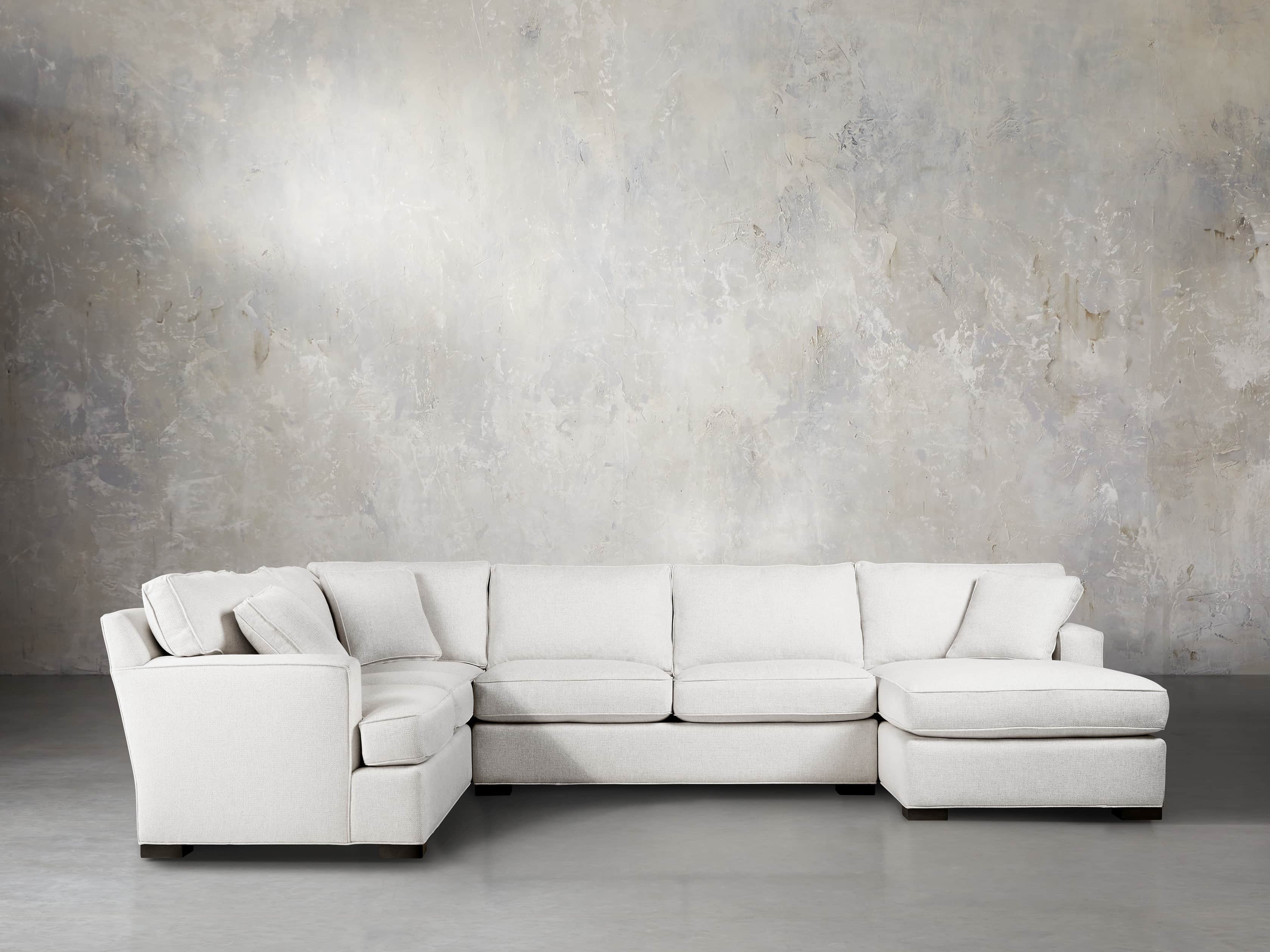 Dune 139" Upholstered Right Arm Sectional
