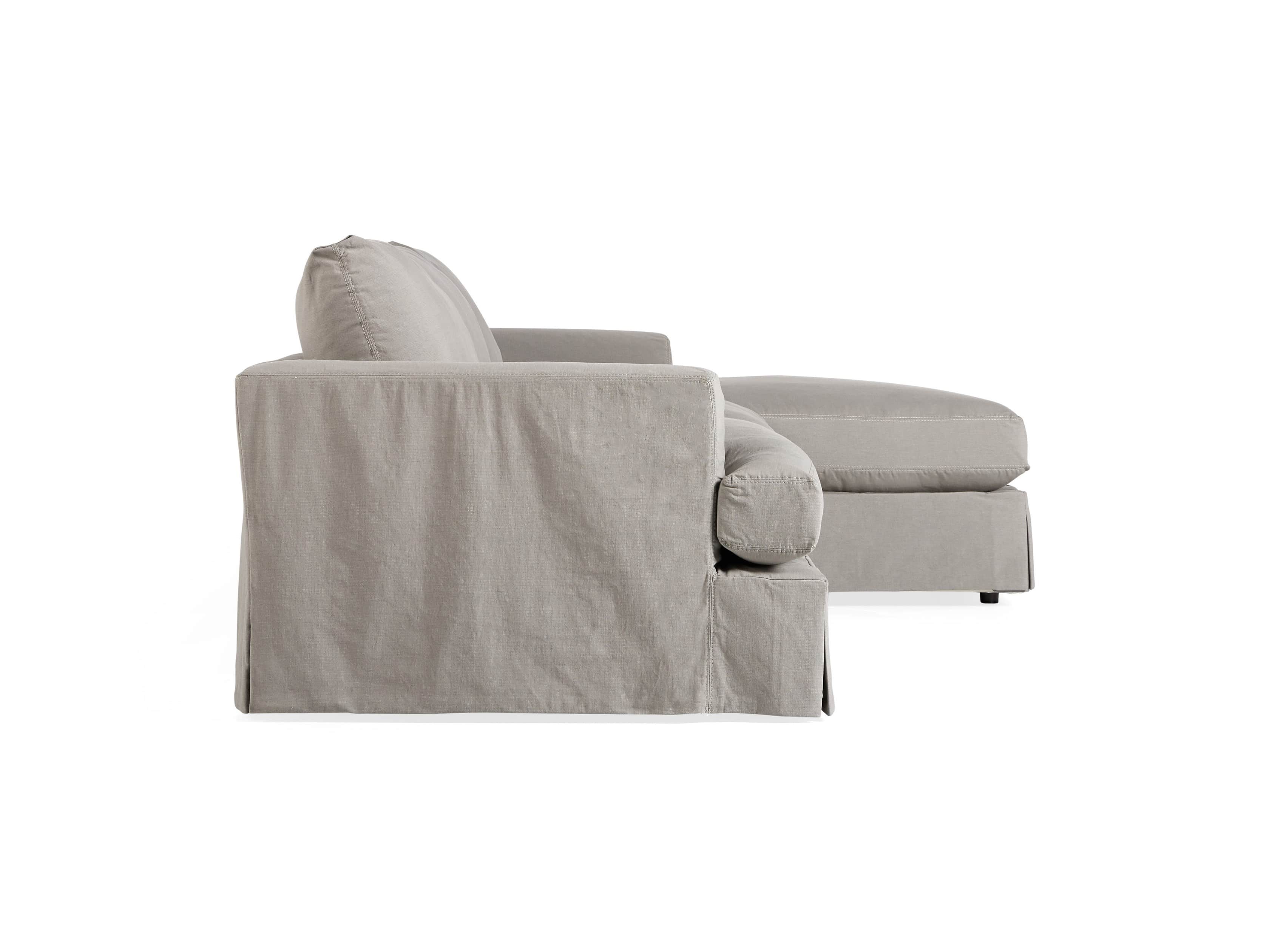 Emory 134" Two Piece Slipcovered Sectional