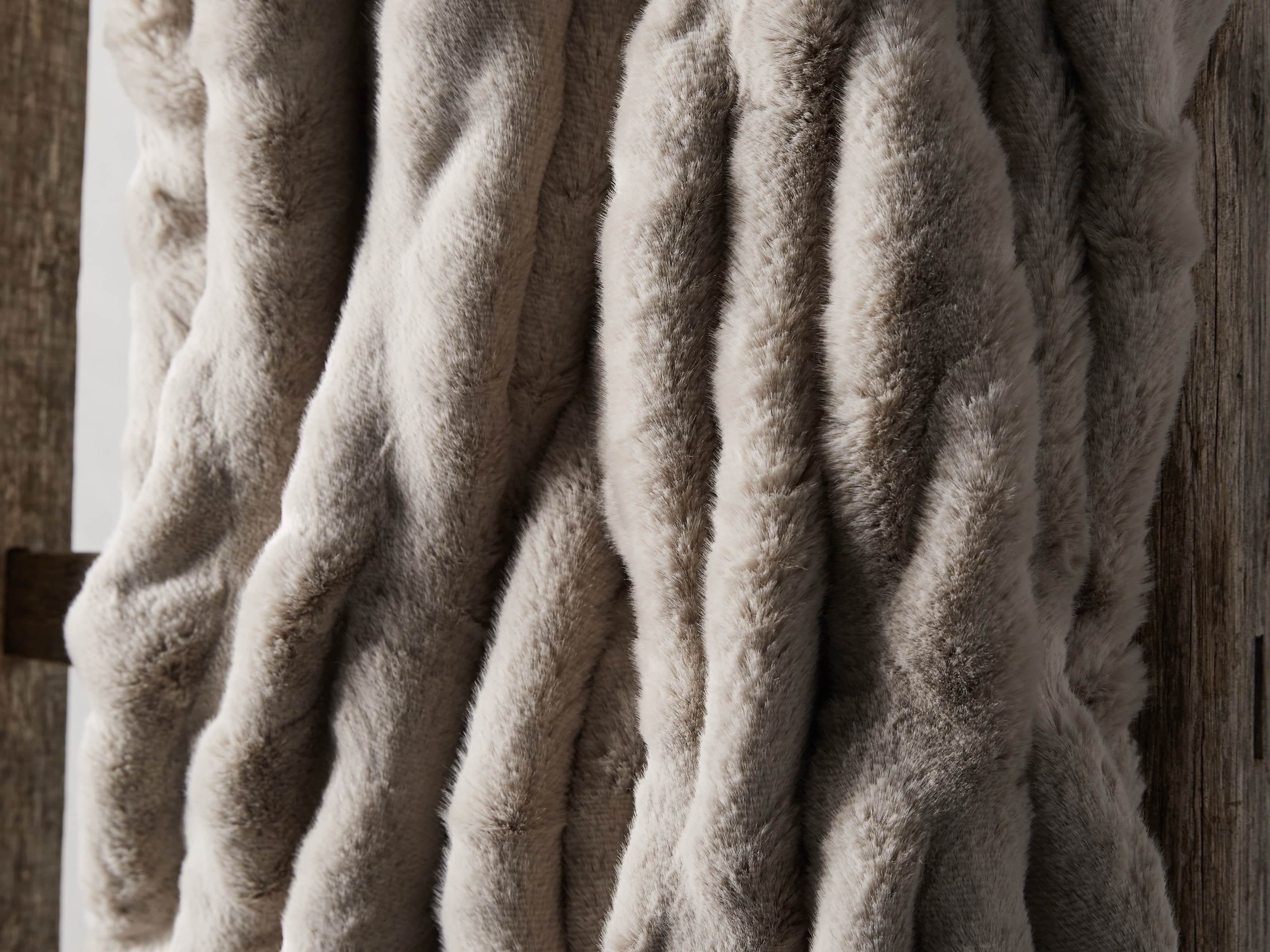 Arhaus faux best sale fur throw