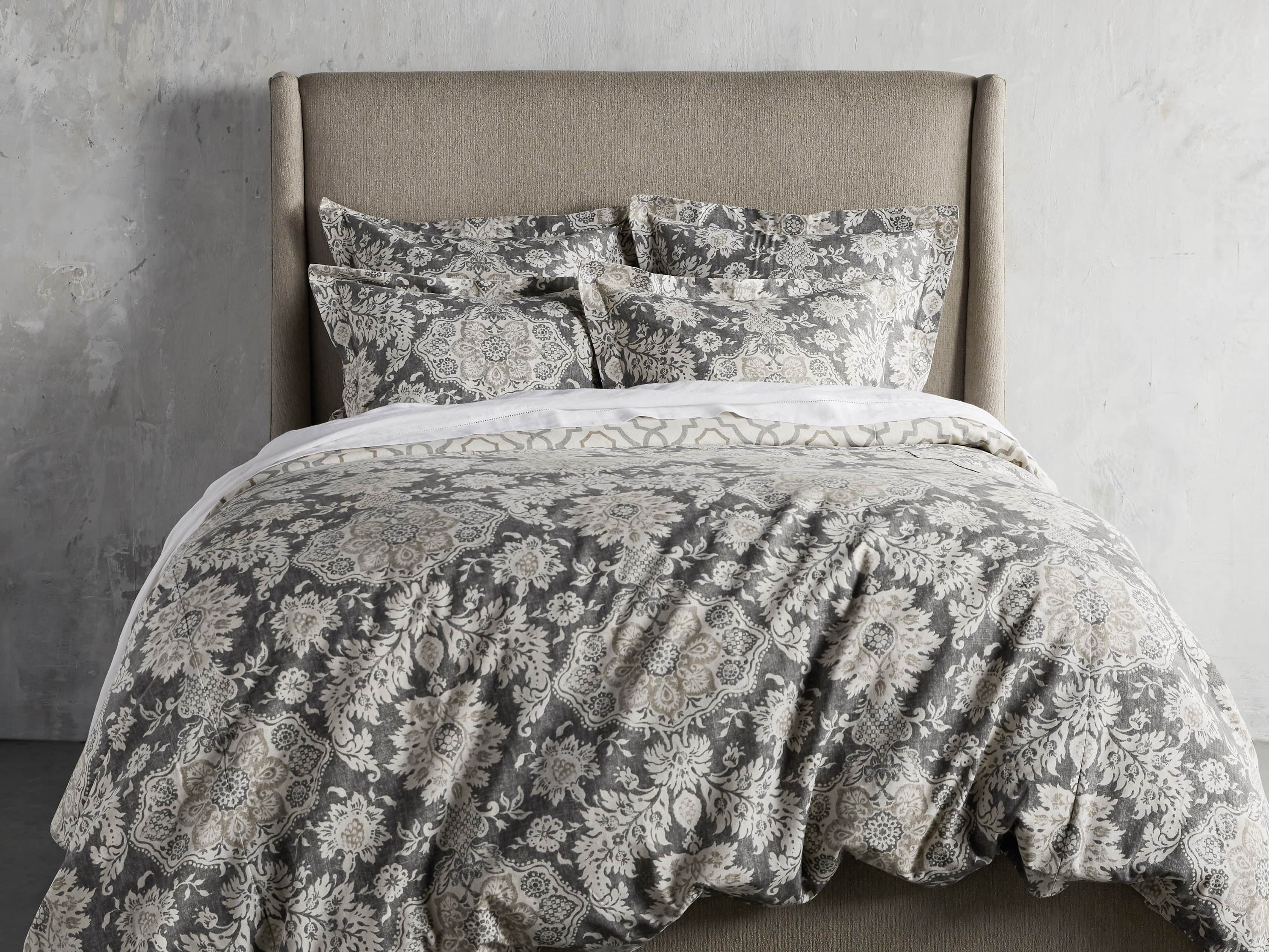 Fresco Metal Duvet Cover Arhaus Furniture