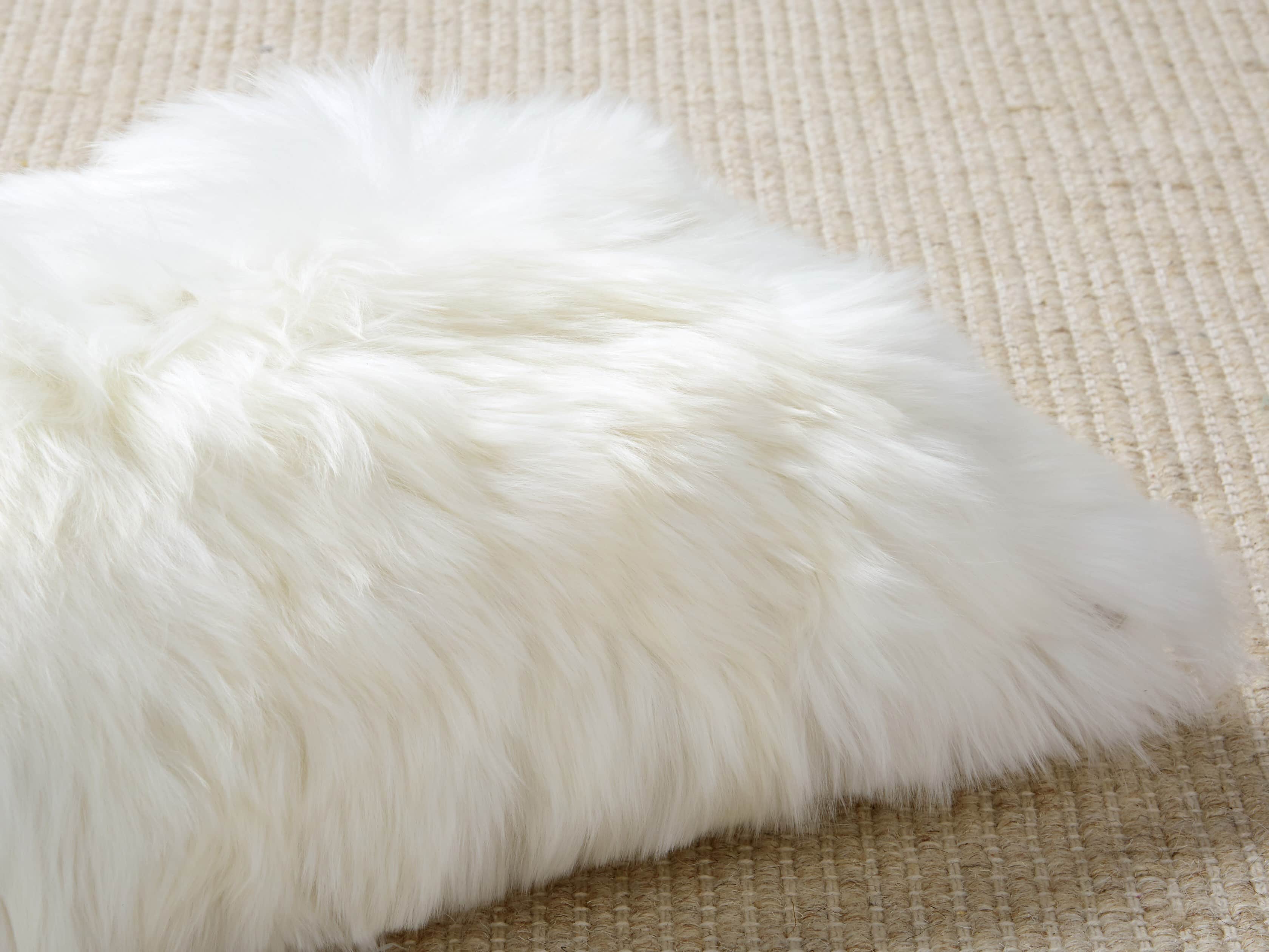 Alpaca 22" Lumbar Pillow in Ivory, slide 2 of 5
