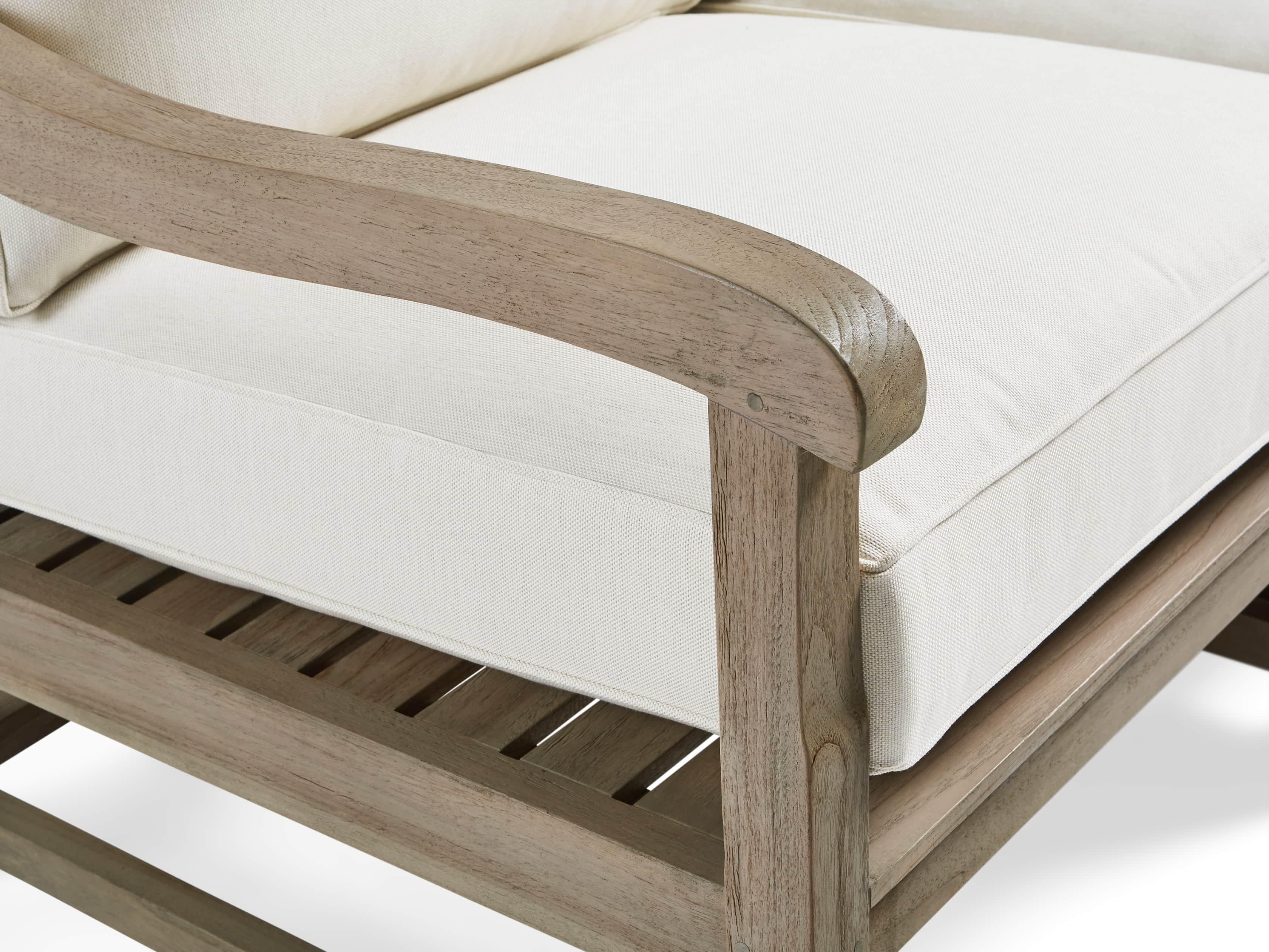 Hamptons Outdoor 4 Piece Weathered Fawn Sectional